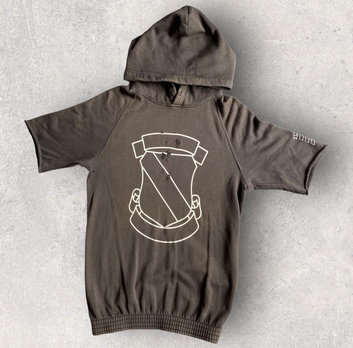 넘버나인 AW01 Shield Short sleeve Hoodi 상품이미지1