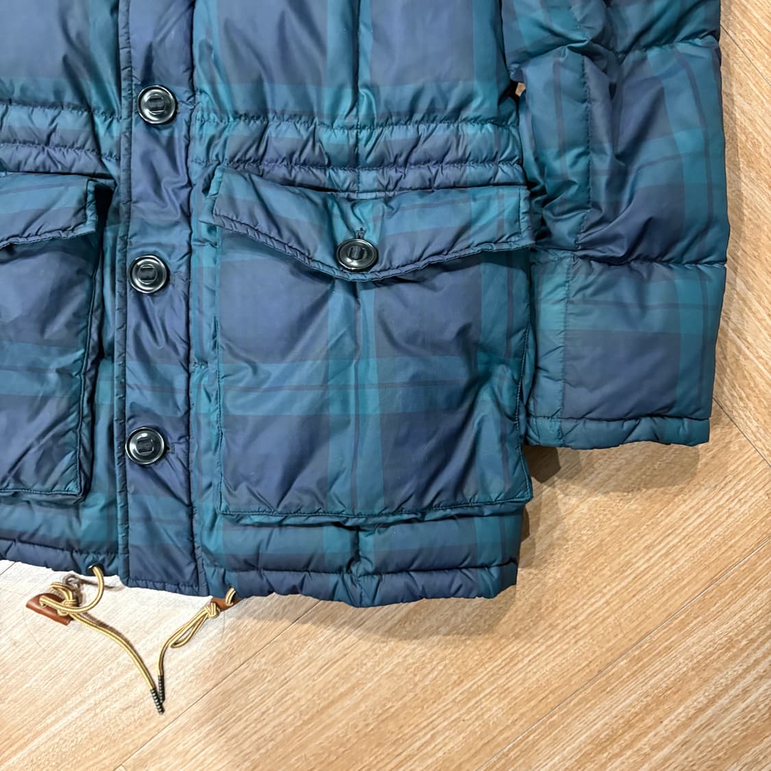 랄프로렌 럭비 타탄 체크 다운 후디드 파카(탈부착) 상품이미지6