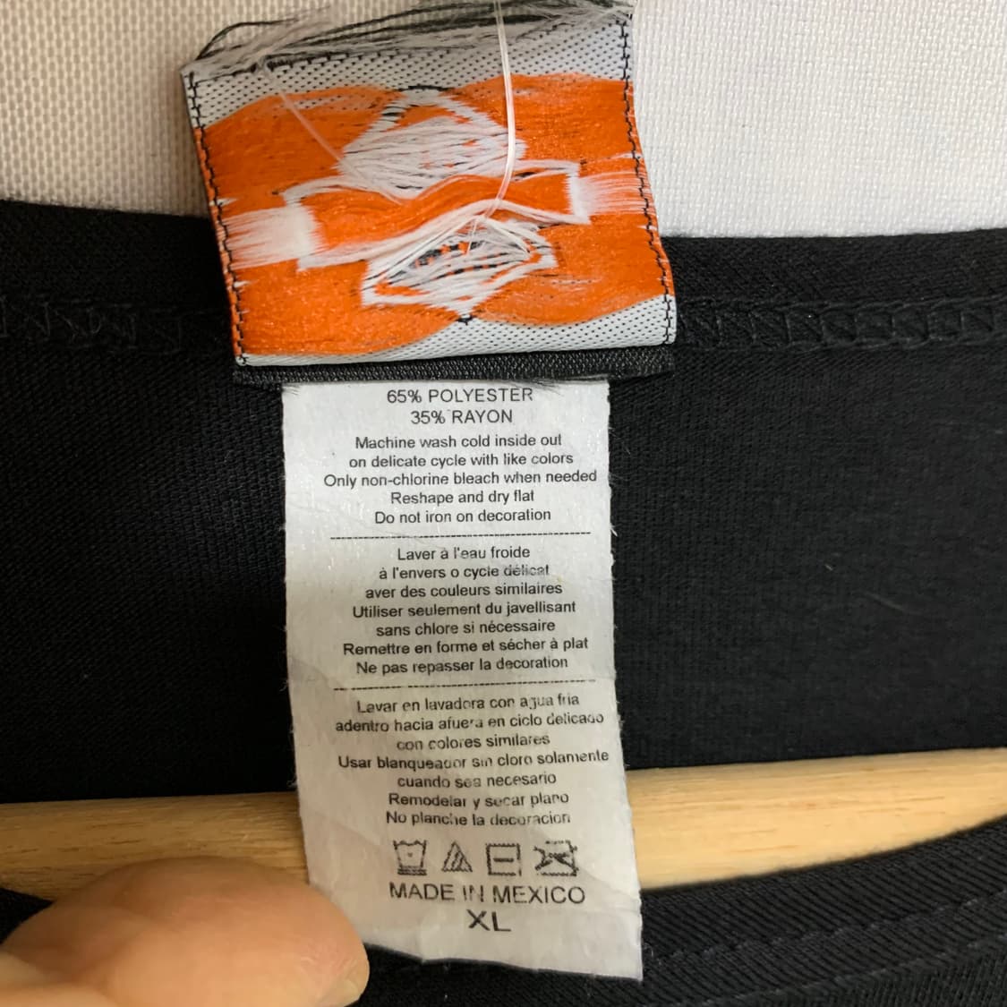 할리데이비슨 빈티지 글리터 프린팅 컷팅 반팔 티셔츠 XL 상품이미지7