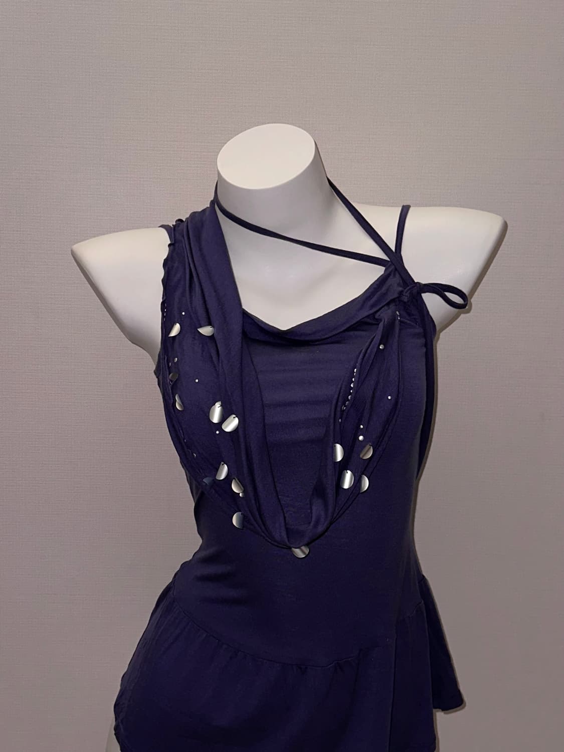 그런지페어리 퍼플 스팽글 슬리브리스 상품이미지5