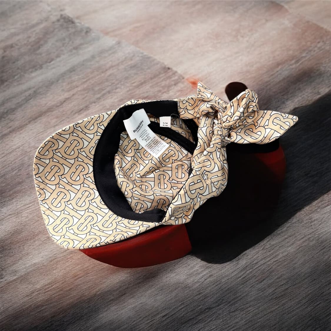 버버리 TB 모노그램 리본 베이스 볼캡 상품이미지6