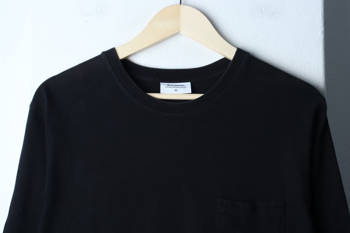 (L-XL) 커버낫 반팔 티셔츠 하와이안 포켓 블랙 에이징-H32974 상품이미지3