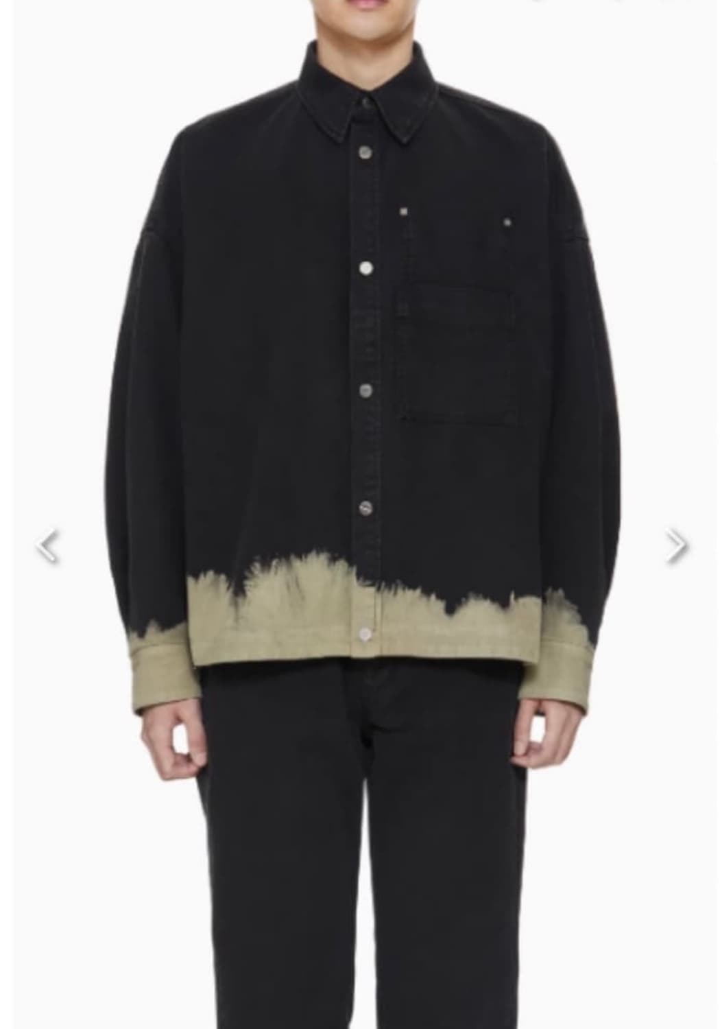 우영미 블리치 데님셔츠 자켓 상품이미지1