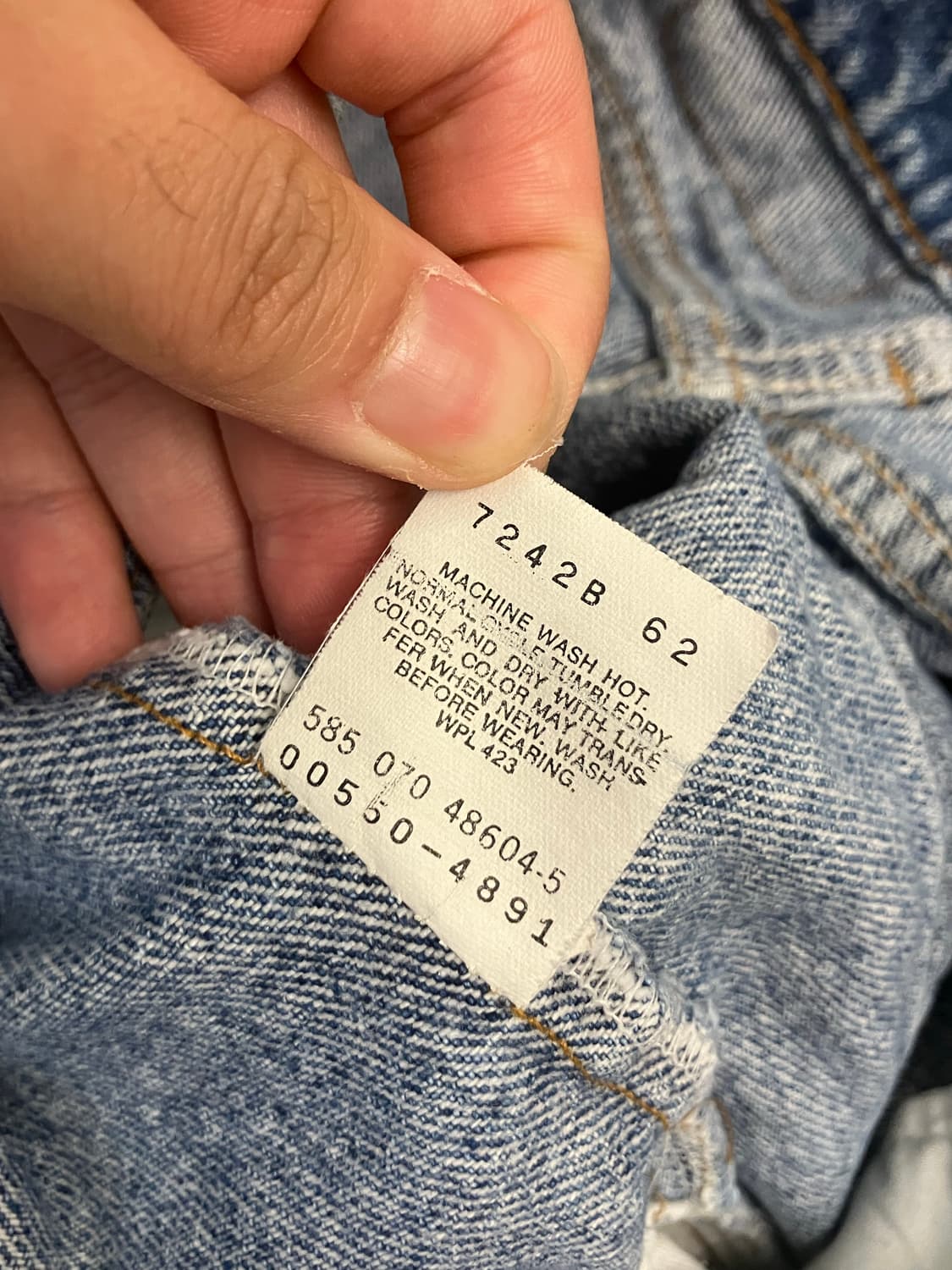 90s Levi’s  550 (made in USA ) 상품이미지8