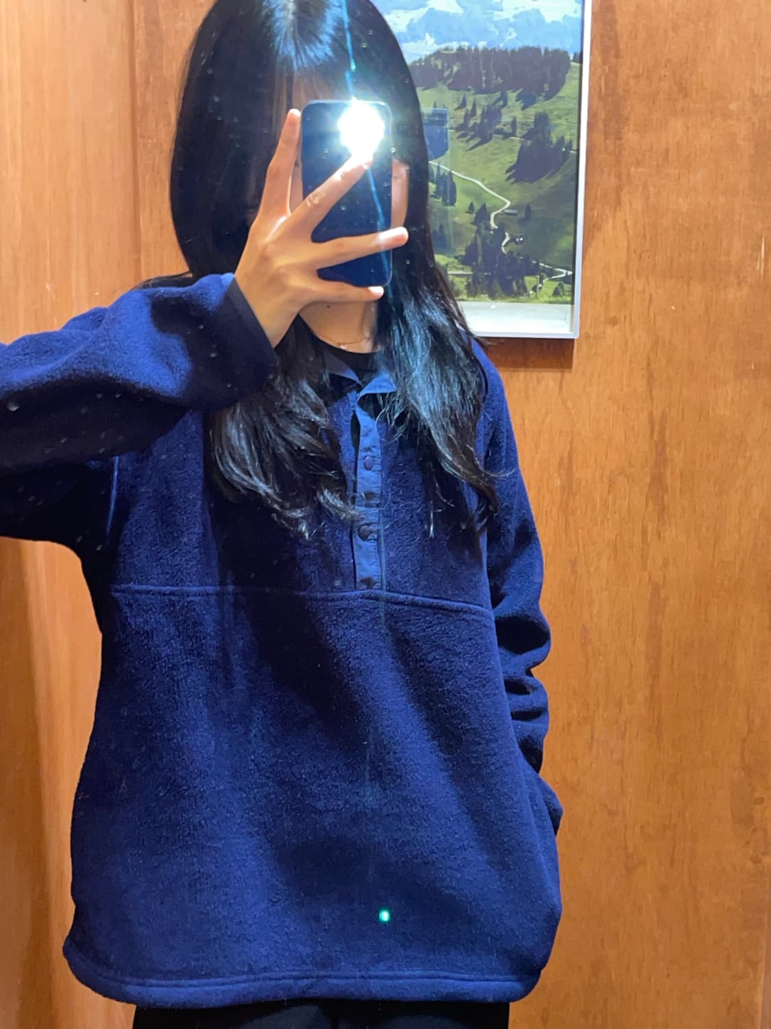 L.L.Bean 엘엘빈 플리스 반집업 상품이미지1