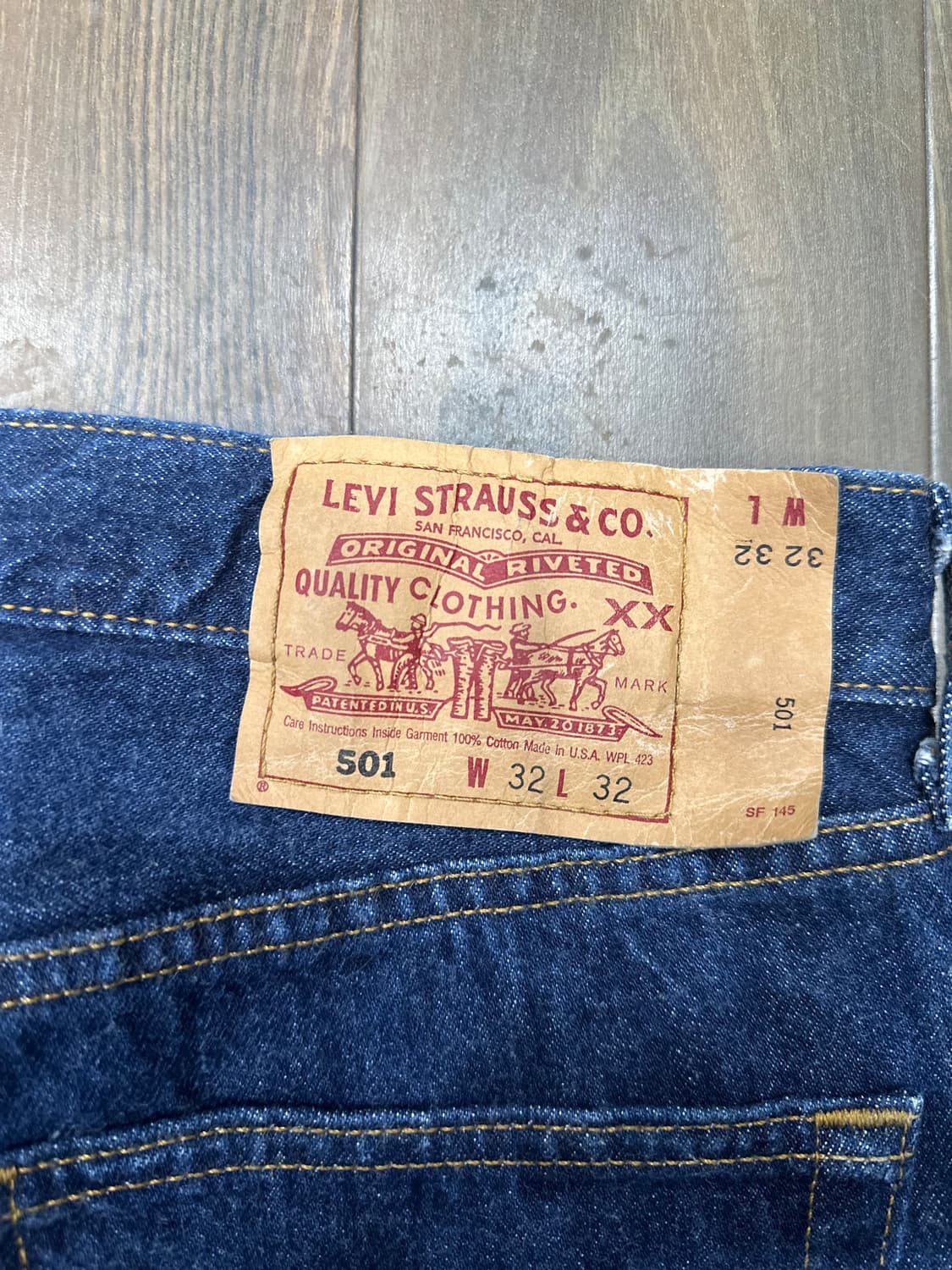 90s 리바이스 501 u.s.a    31사이즈 상품이미지3