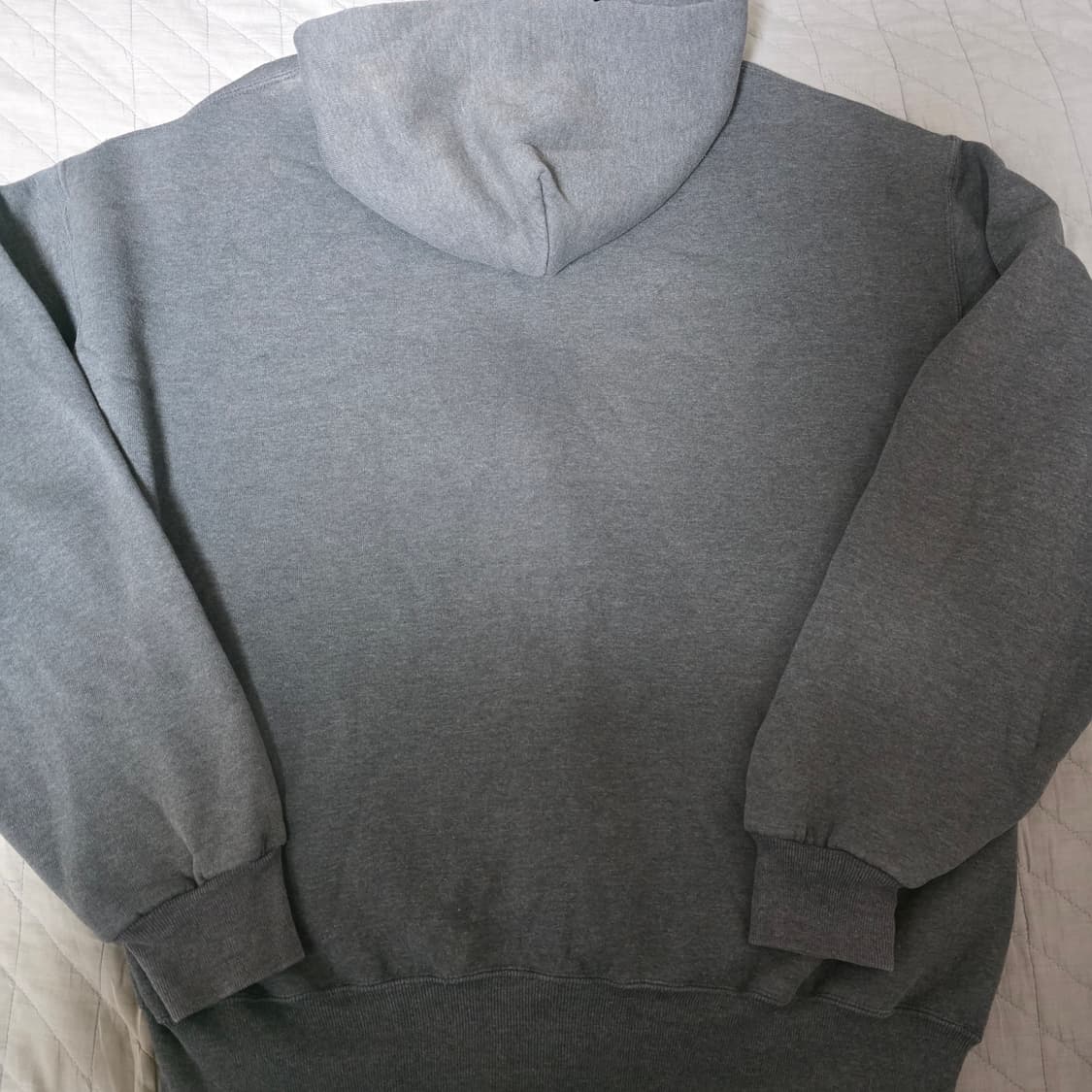 [XL]90s 빈티지 러셀 애슬레틱 후드집업 다크그레이 ver.더티페이드 상품이미지4