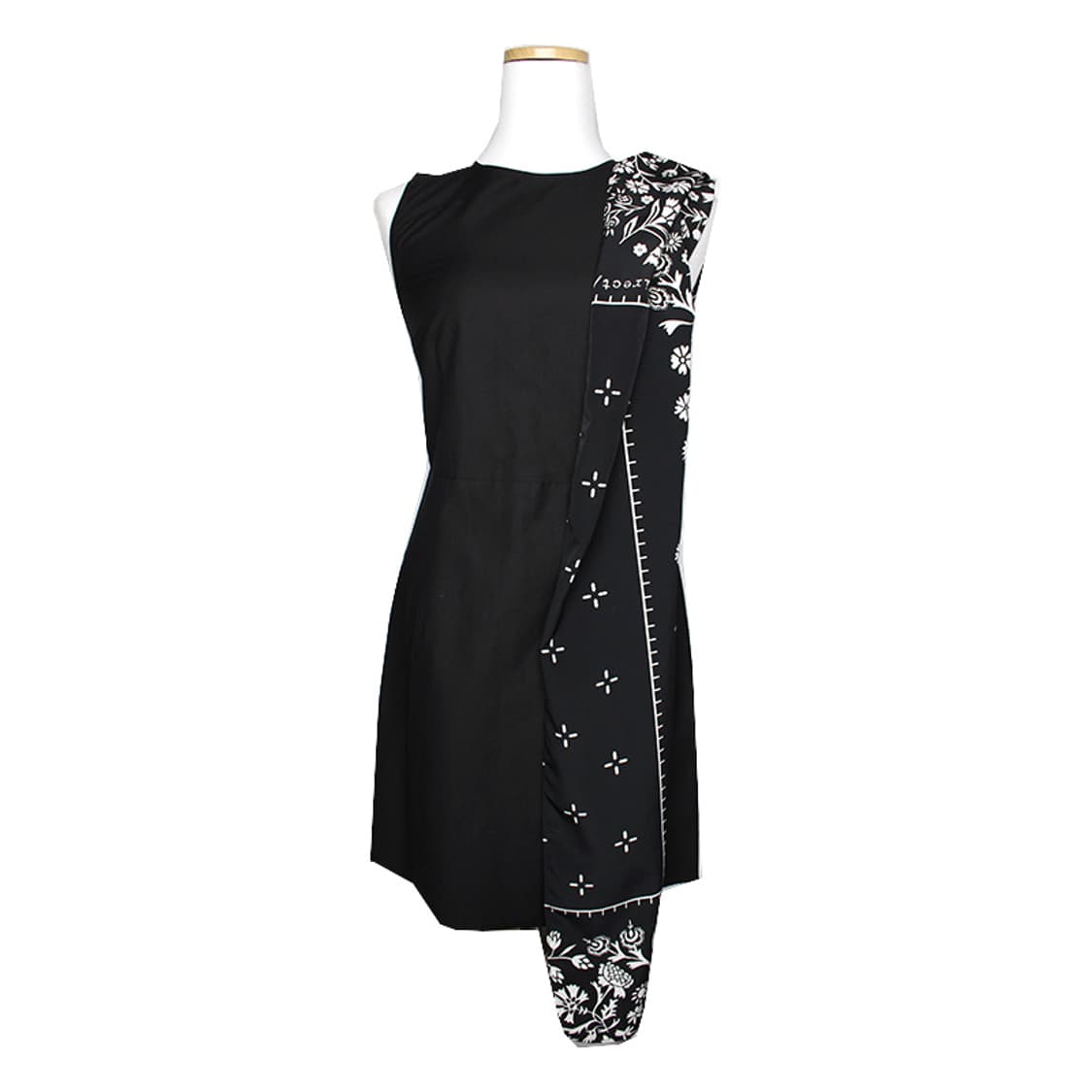 MM6 블랙 프린트 드레이프 원피스 44 상품이미지1