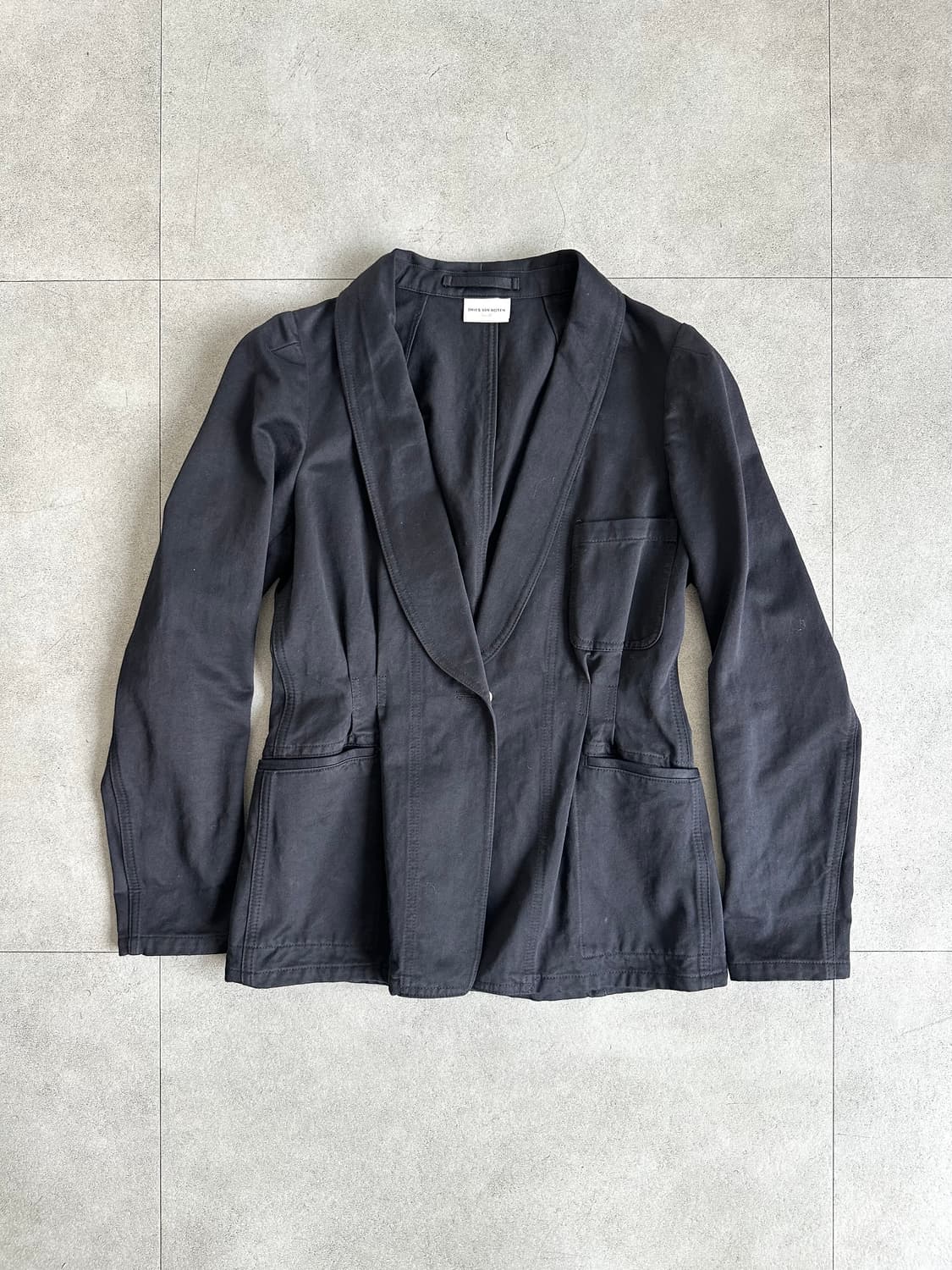 드리스 반 노튼 셔링 블레이저 자켓 상품이미지1