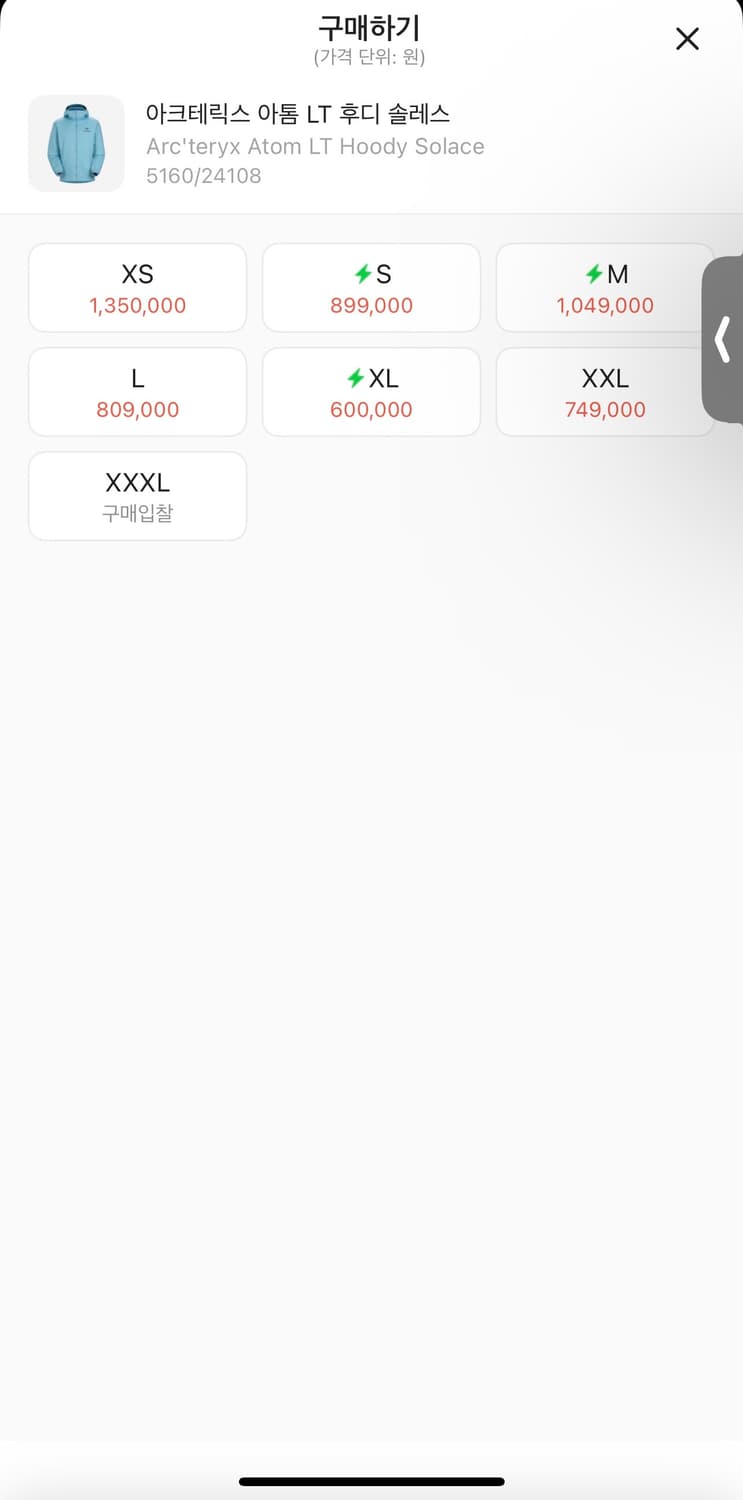 아크테릭스 LT 후디 솔레스 상품이미지2