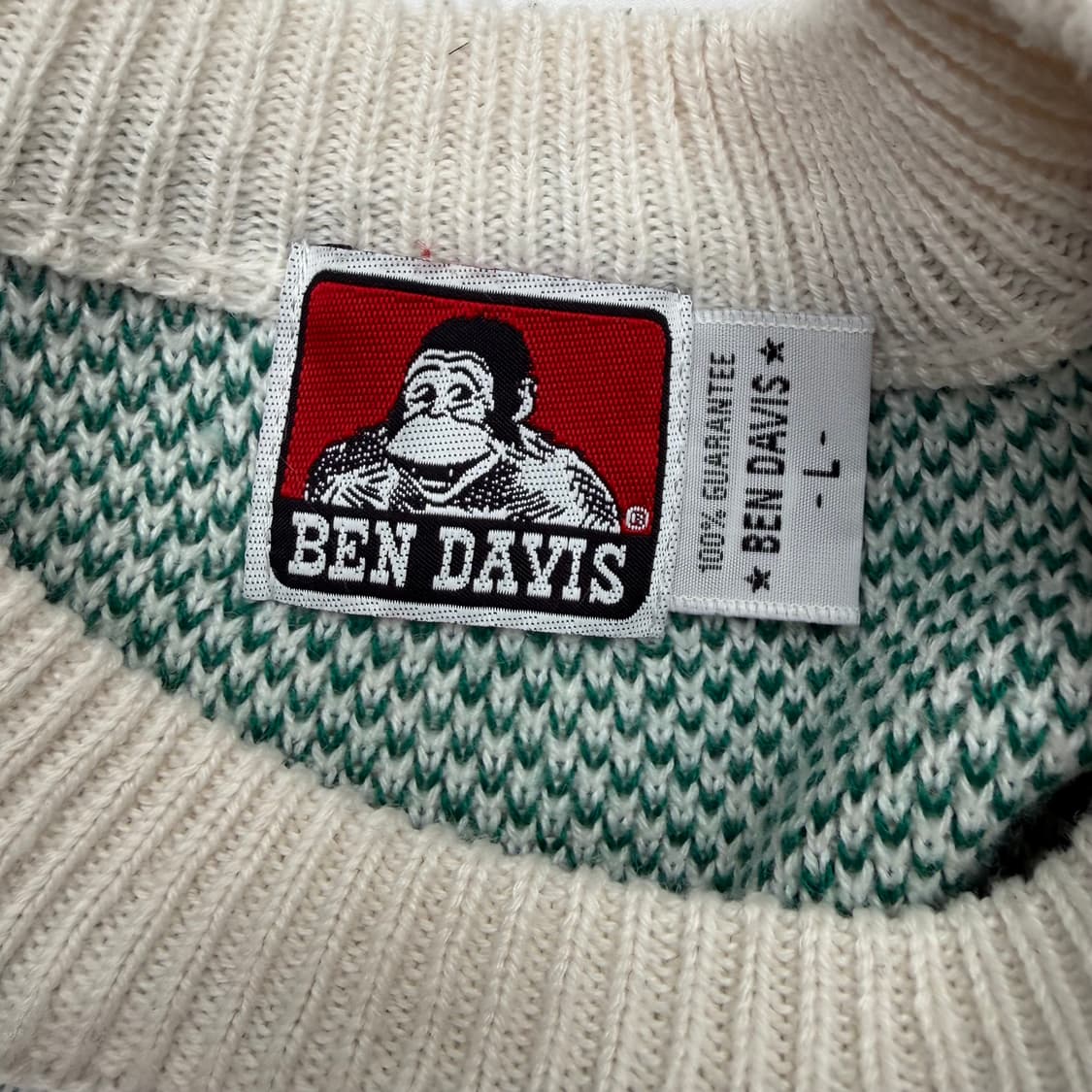 밴 데이비스 빅 스펠아웃 니트 스웨터 L 상품이미지7