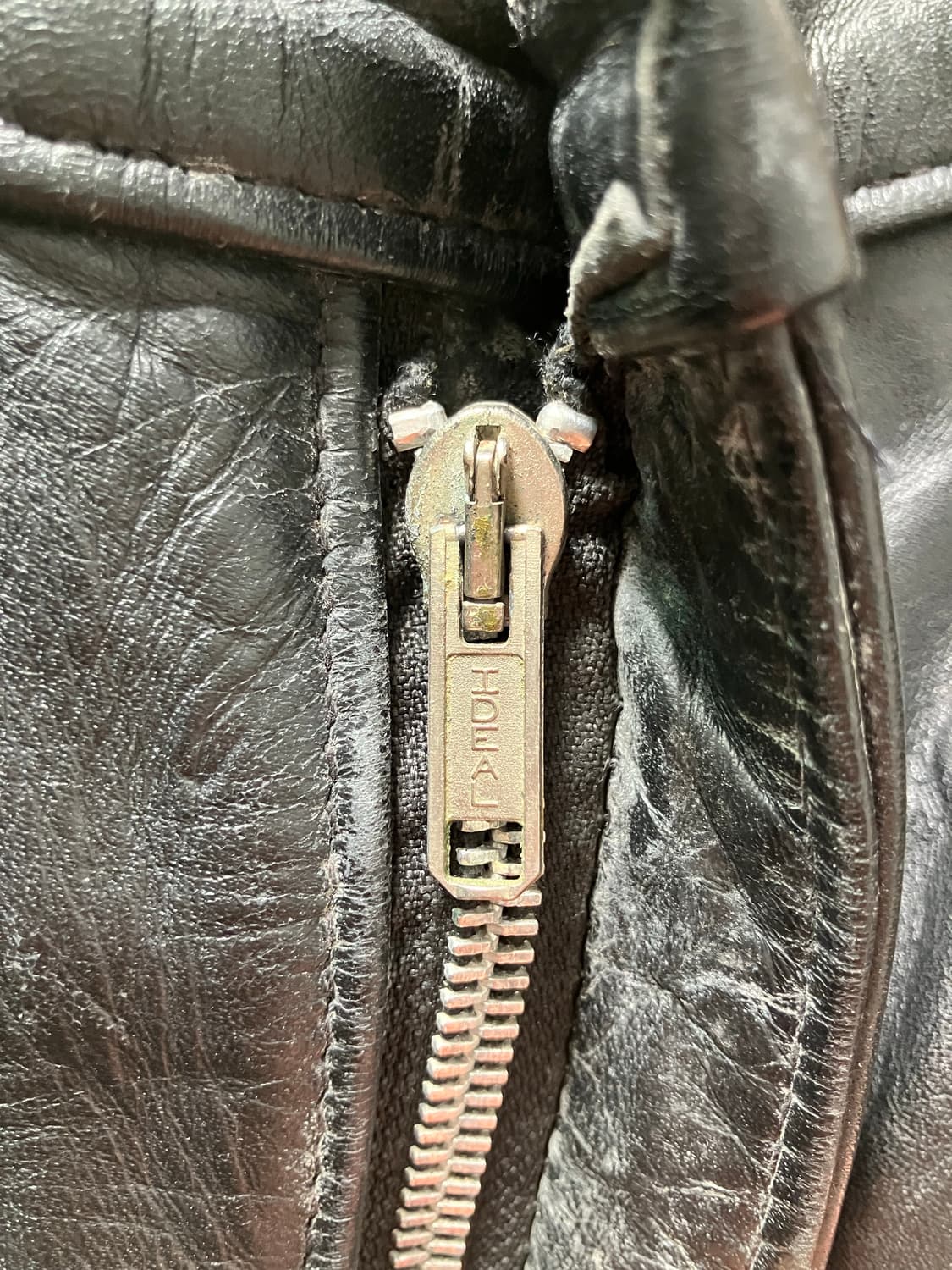 90s schott 쇼트 레더 팬츠 상품이미지4