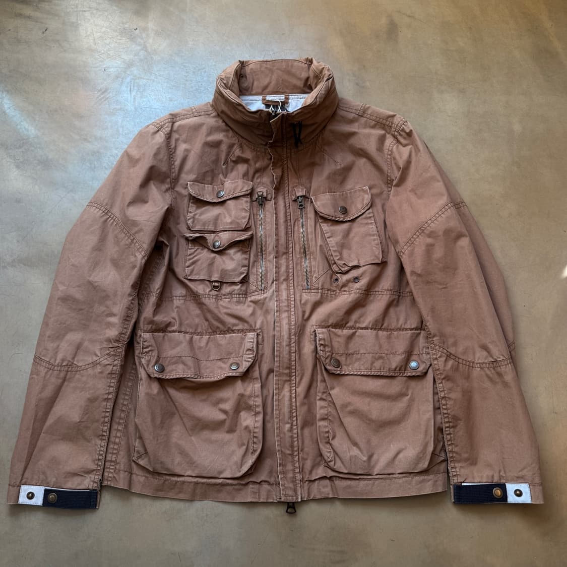 아르마니 익스체인지 멀티포켓 히든후드 리플렉티브 자켓 M ~ L 상품이미지1