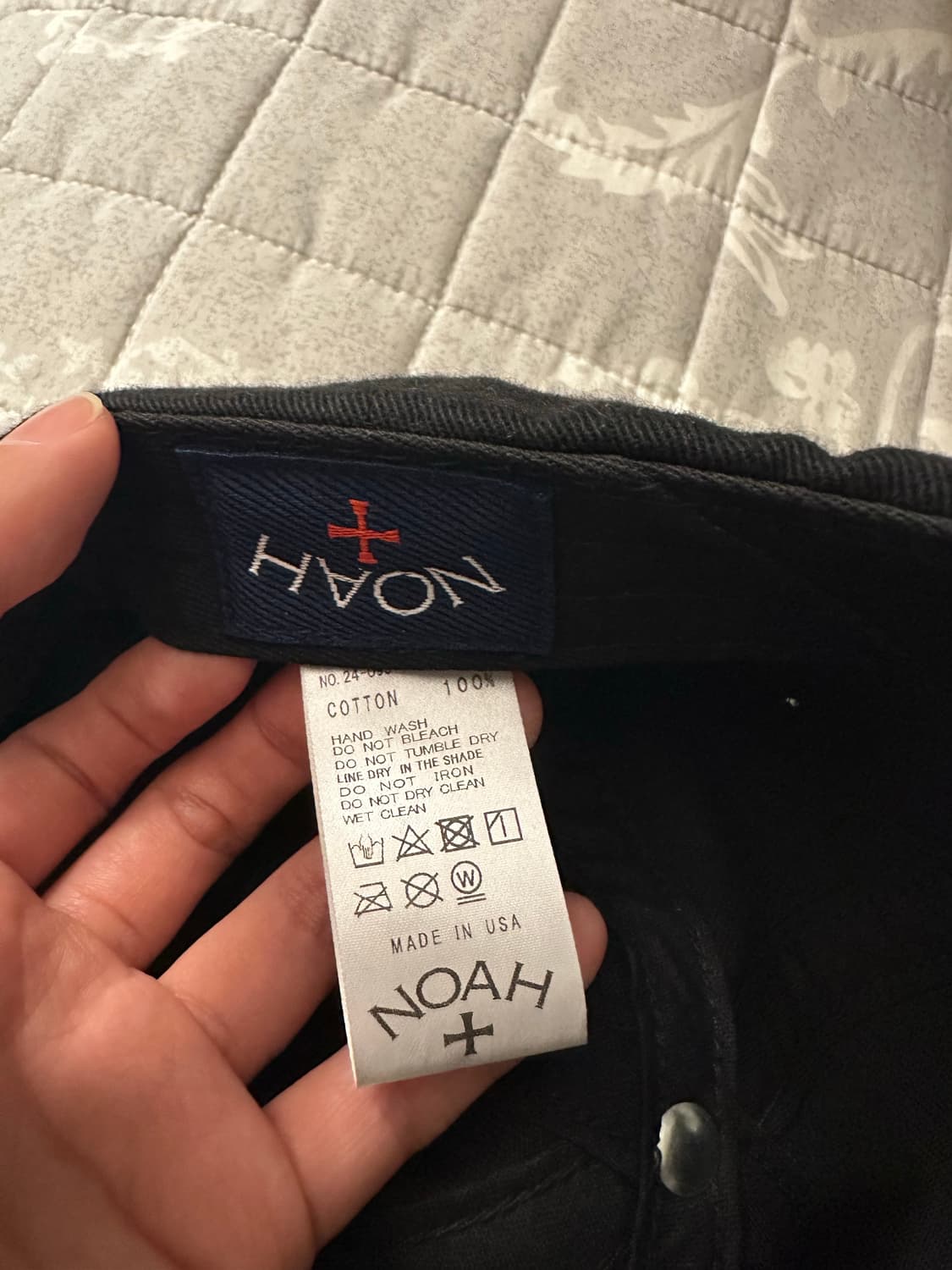 노아 볼캡 블랙 OS 상품이미지2