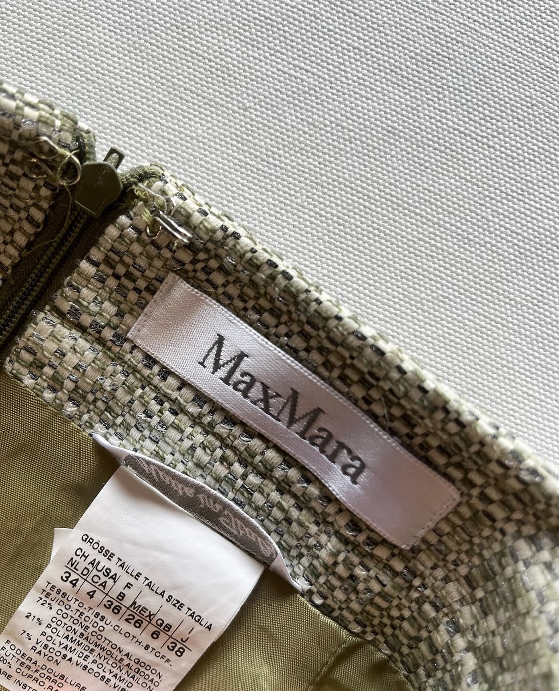 MAX MARA tweed pencil skirt 상품이미지10