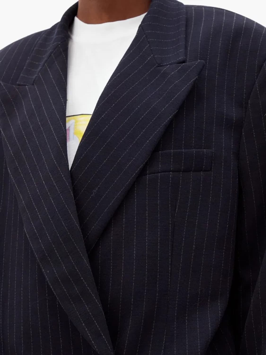 베트멍 스트라이프 블레이저 자켓 상품이미지5