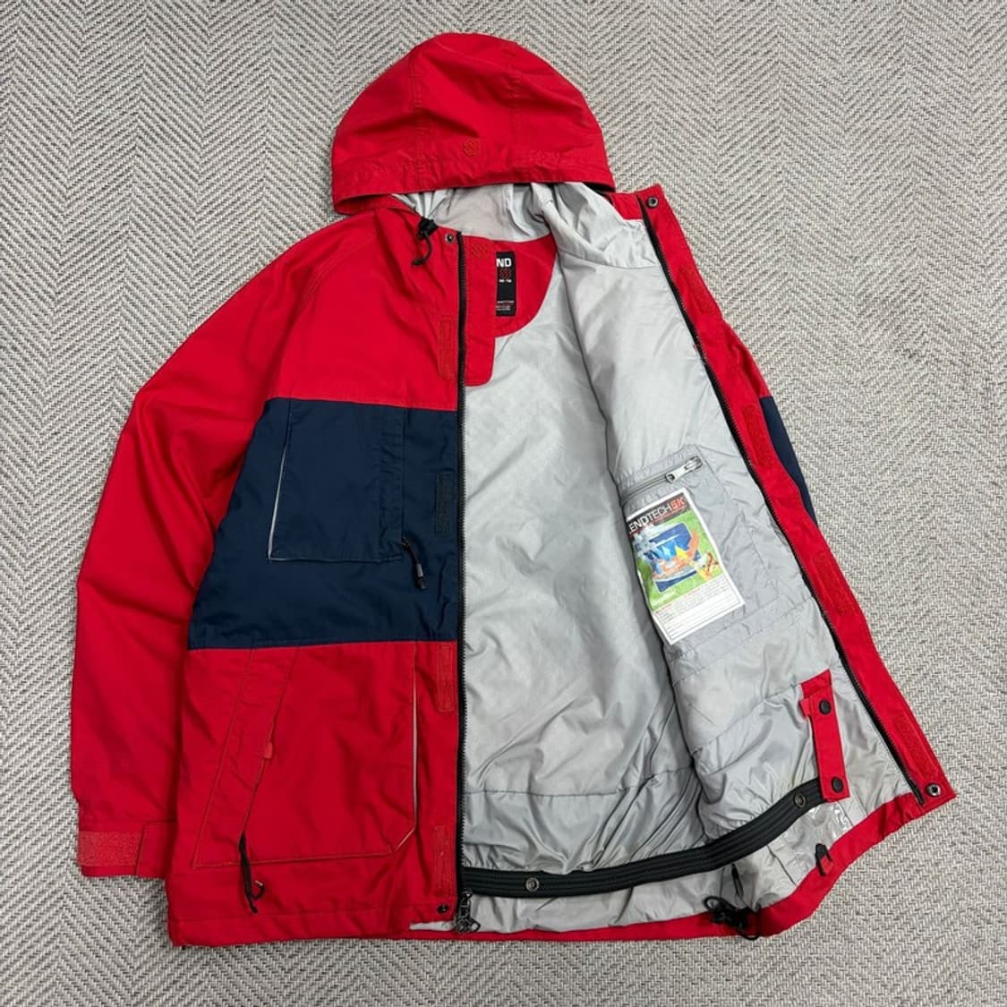 블렌드 배색 바람막이 v4548 상품이미지5