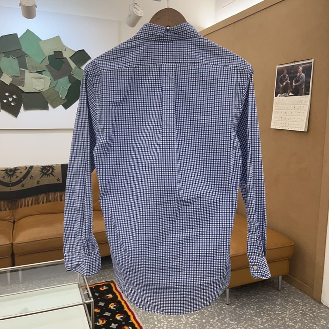 폴로 랄프로렌 컨트리 레트로 블루 체크 셔츠 S C08406 상품이미지4