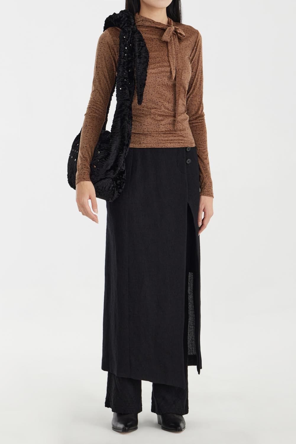 The world is your oyster 스터드 퍼 백  상품이미지3