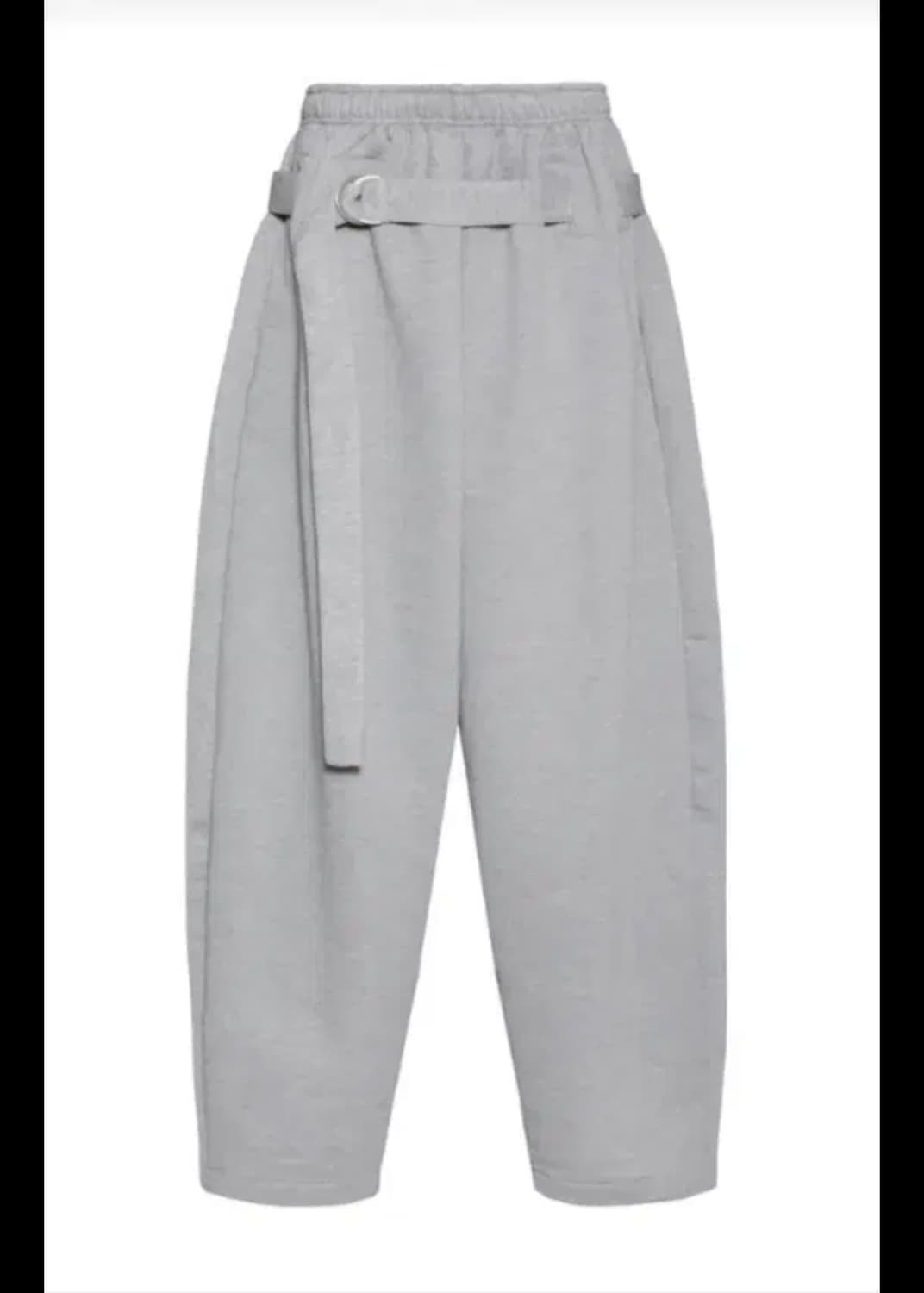 [OS] MJD x 코인 서울 벨티드 헤비 스웨트 배기 팬츠 멜란지 그레 상품이미지1