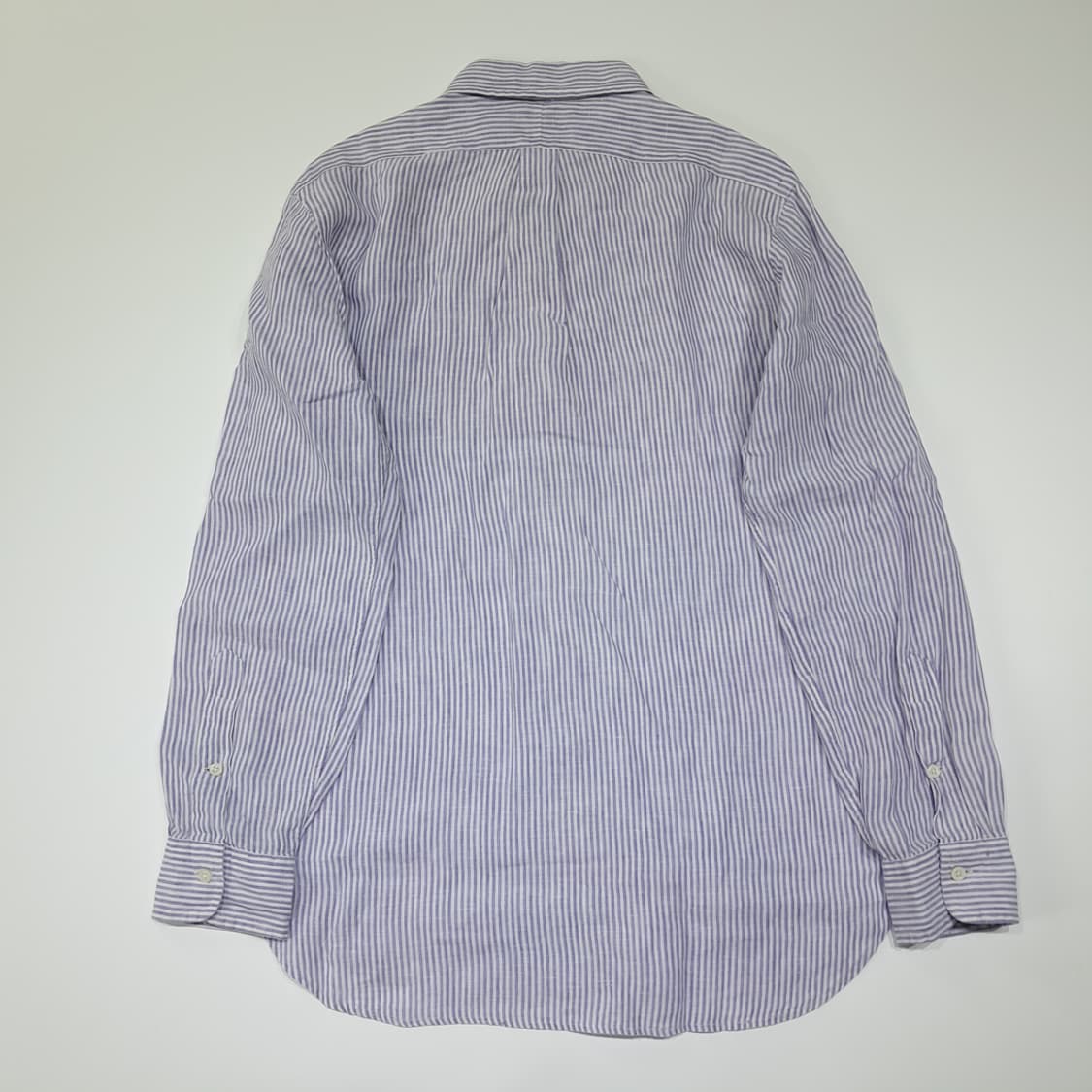 CL922 M 폴로 리조트 린넨 퍼플 스트라이프 셔츠 남방 상품이미지7