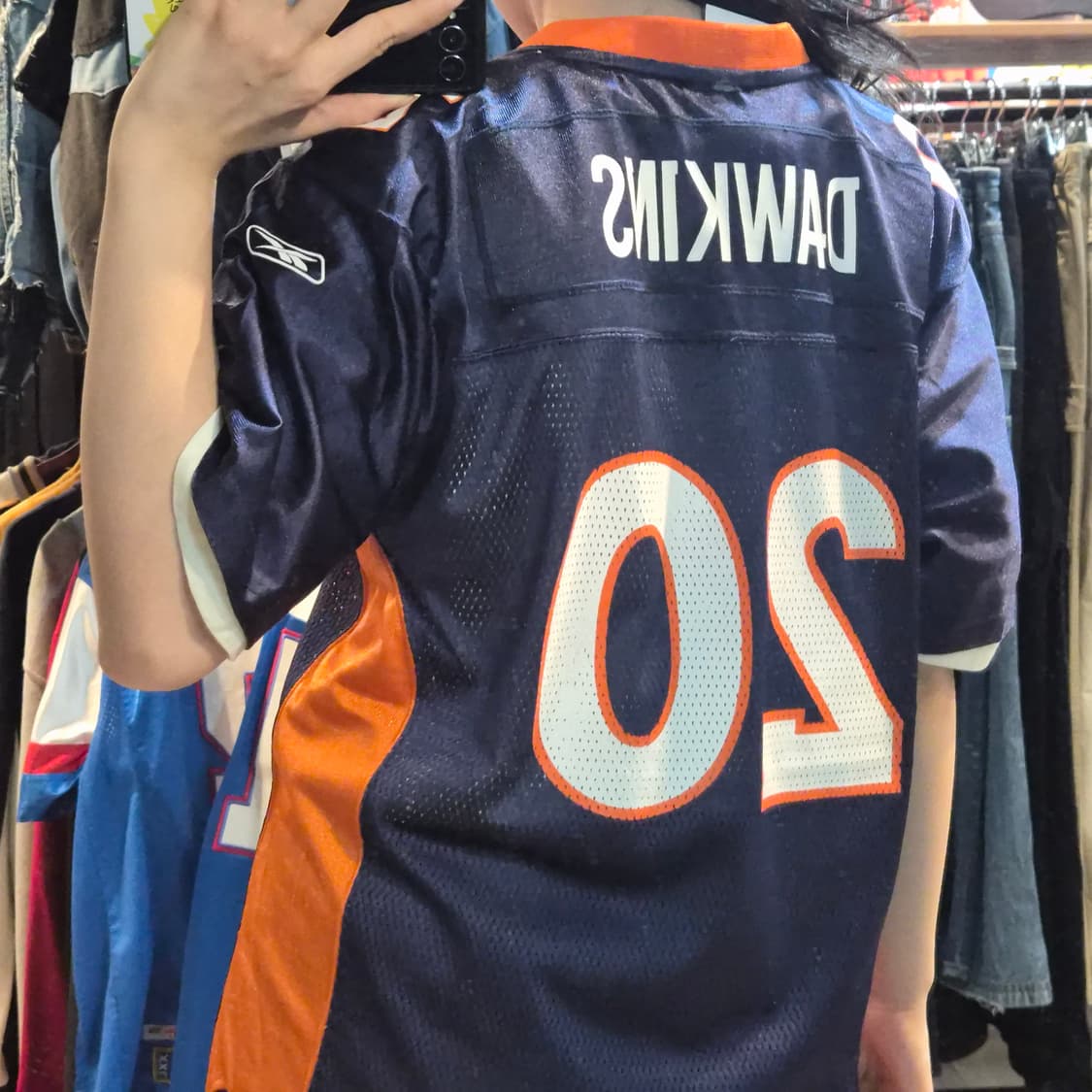 [NO.9] NFL 덴버 브롱코스 리복 어패럴 반팔 유니폼 상품이미지5