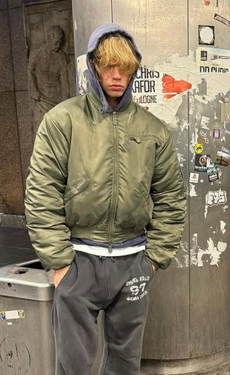 zicmade 봄버 / 올리브 / M 상품이미지1