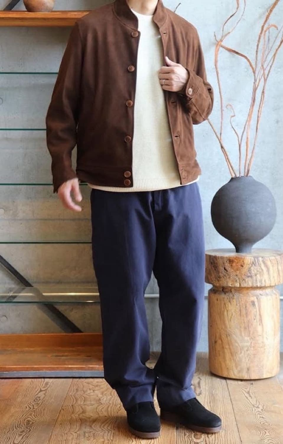 [M] 나이스네스 graham 울 알파카 니트  상품이미지7