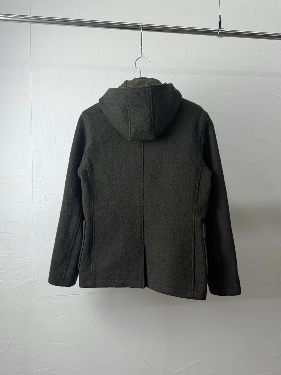 Michel Klein 더플 후드 울 코트 상품이미지5