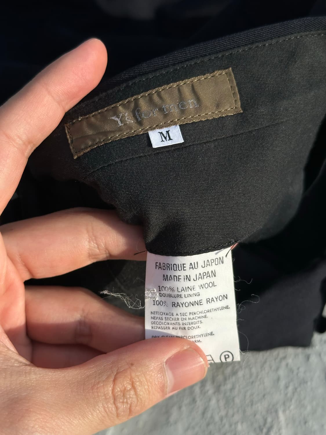 90s Yohji Yamamoto 요지야마모토 y's 슬랙스 상품이미지4