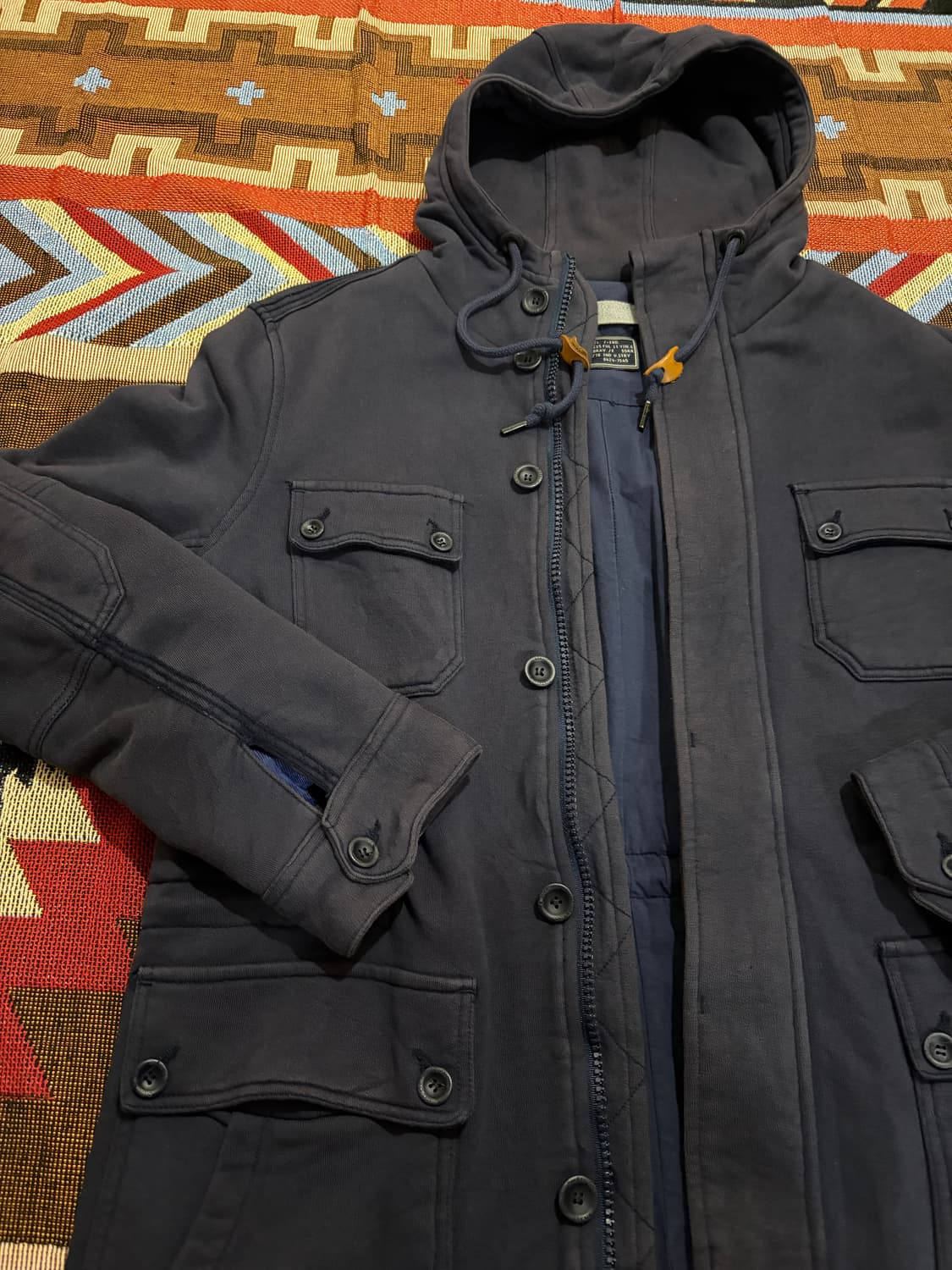 100) 디젤 밀리터리 후드 필드자켓 상품이미지4