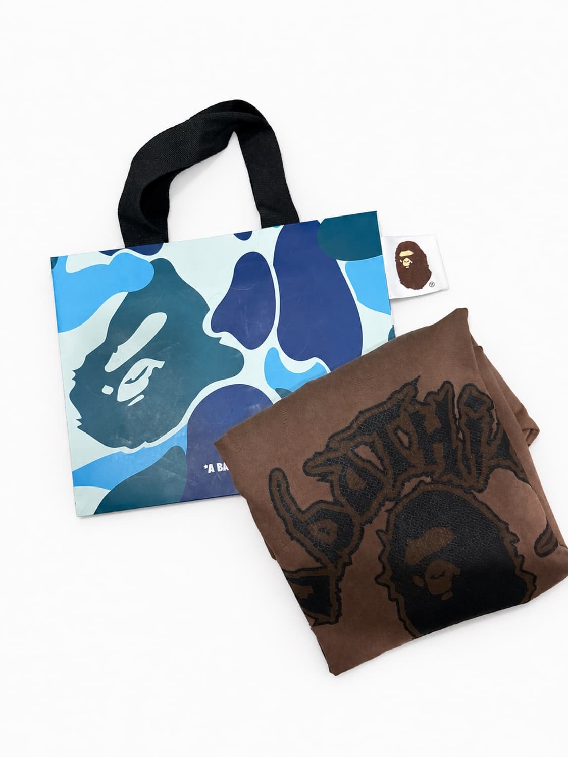 베이프 Bape 정품 브라운 반팔티 상품이미지2