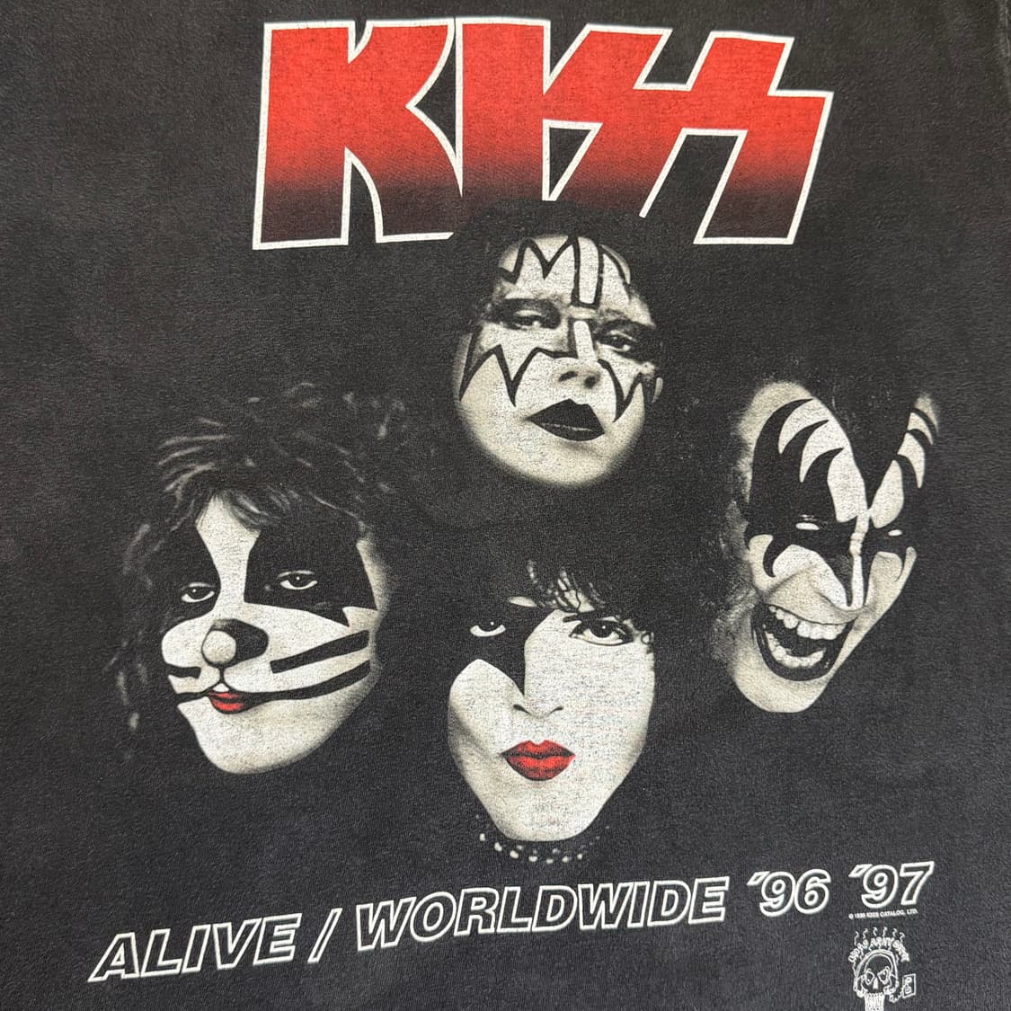 빈티지 90s Kiss Alive Band Tour Tee 상품이미지3
