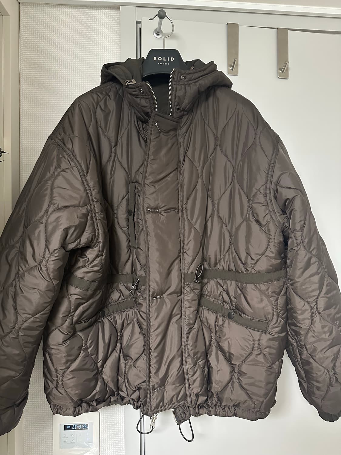 벨리에 가르송 리버서블 패디드 점퍼 (브라운) 5사이즈 판매 상품이미지6