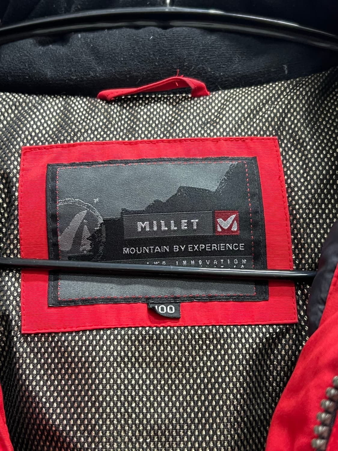 (100) 밀레 구스다운 패딩 자켓 레드 상품이미지4