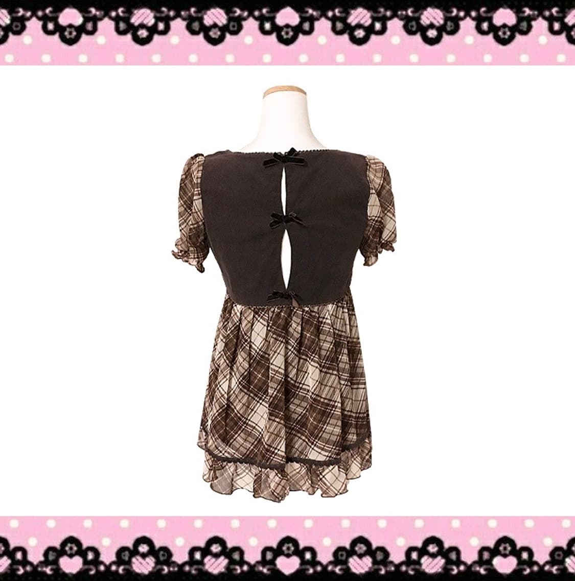 리즈리사 라떼갸루 원피스 딸기초코 상품이미지2