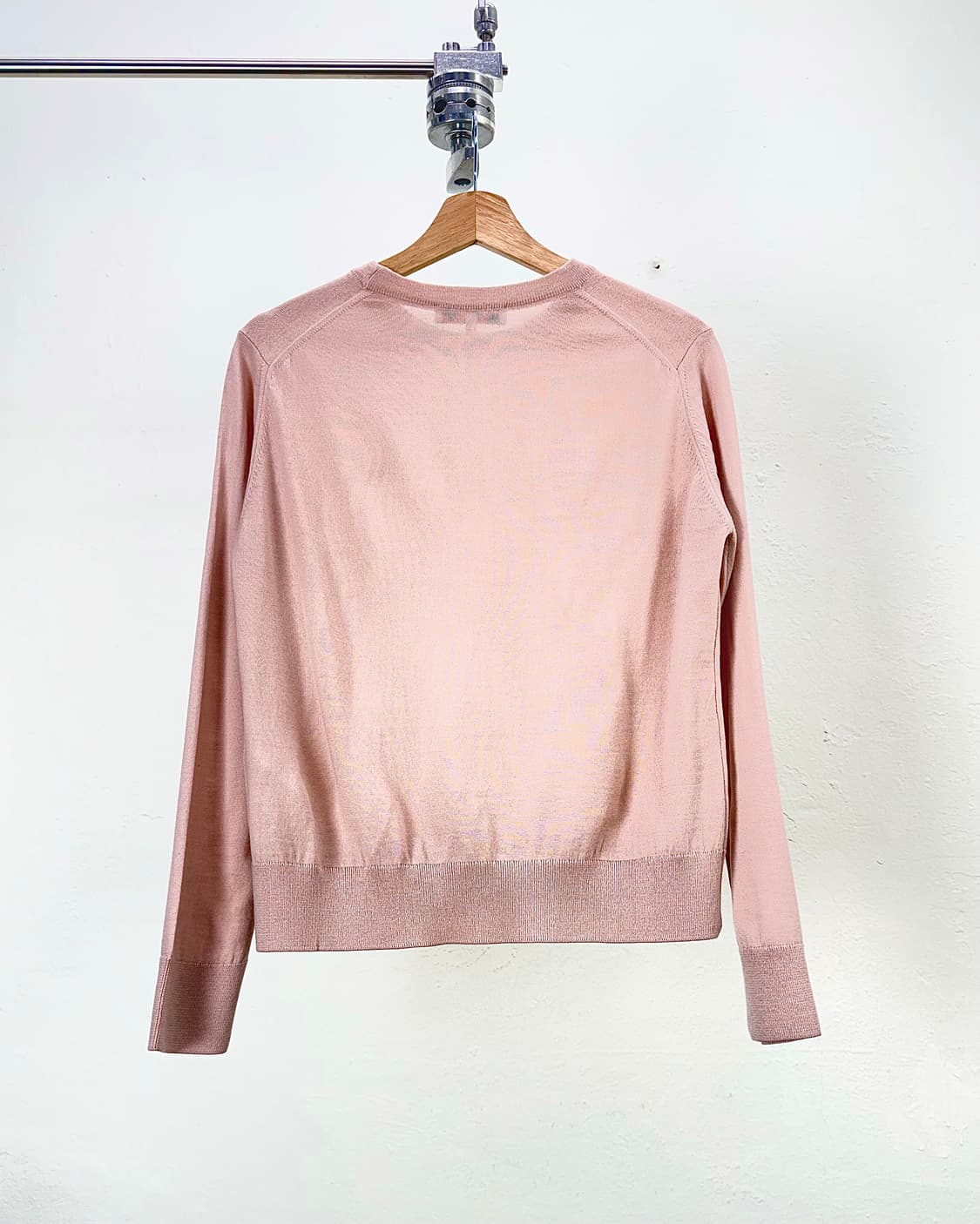 메종키츠네 페일 핑크 베이비 폭스 패스쳐 니트 스웨터 상품이미지6