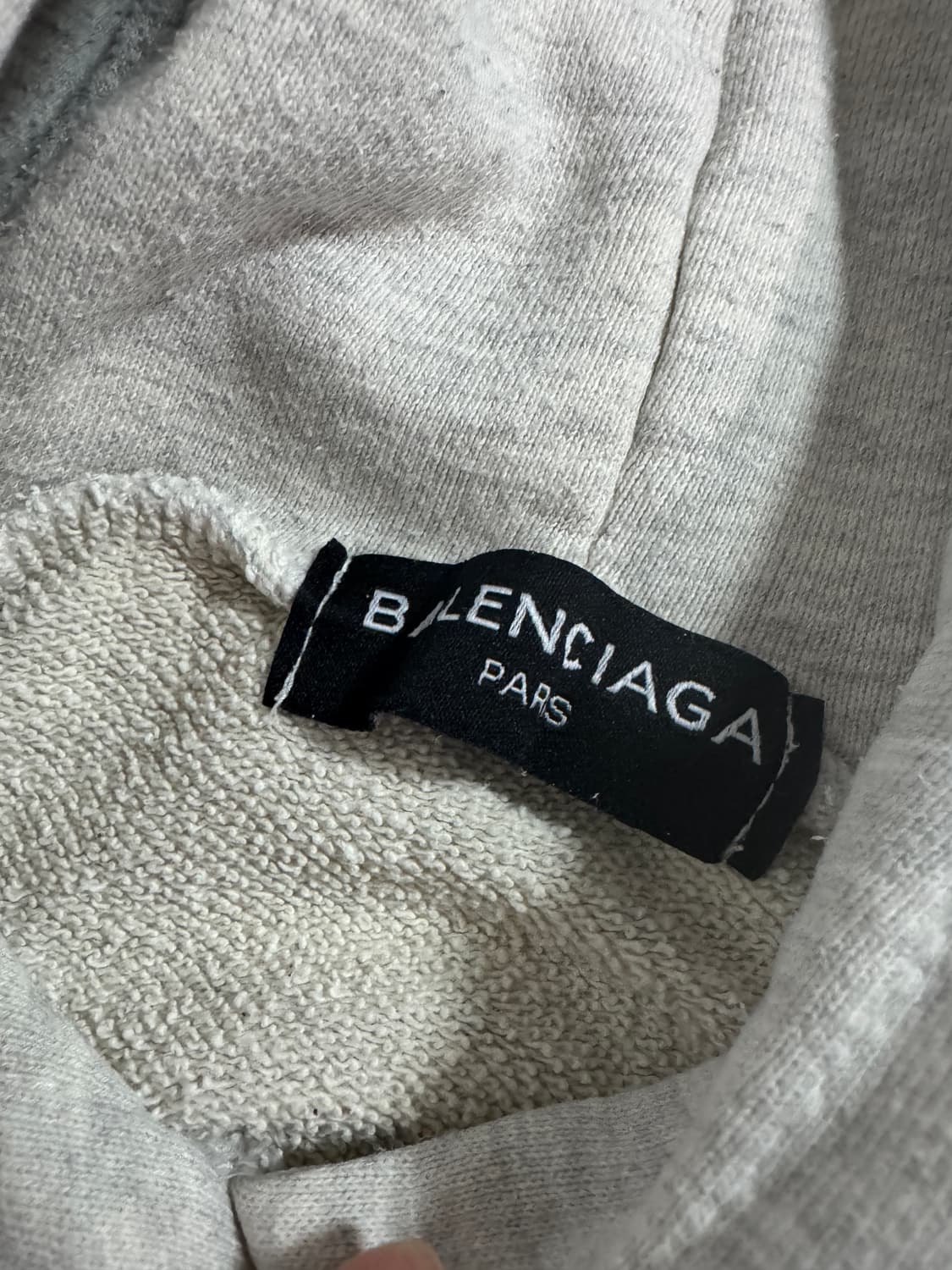 발렌시아가 커스텀 리메이크 BB로고 후드티 상품이미지3