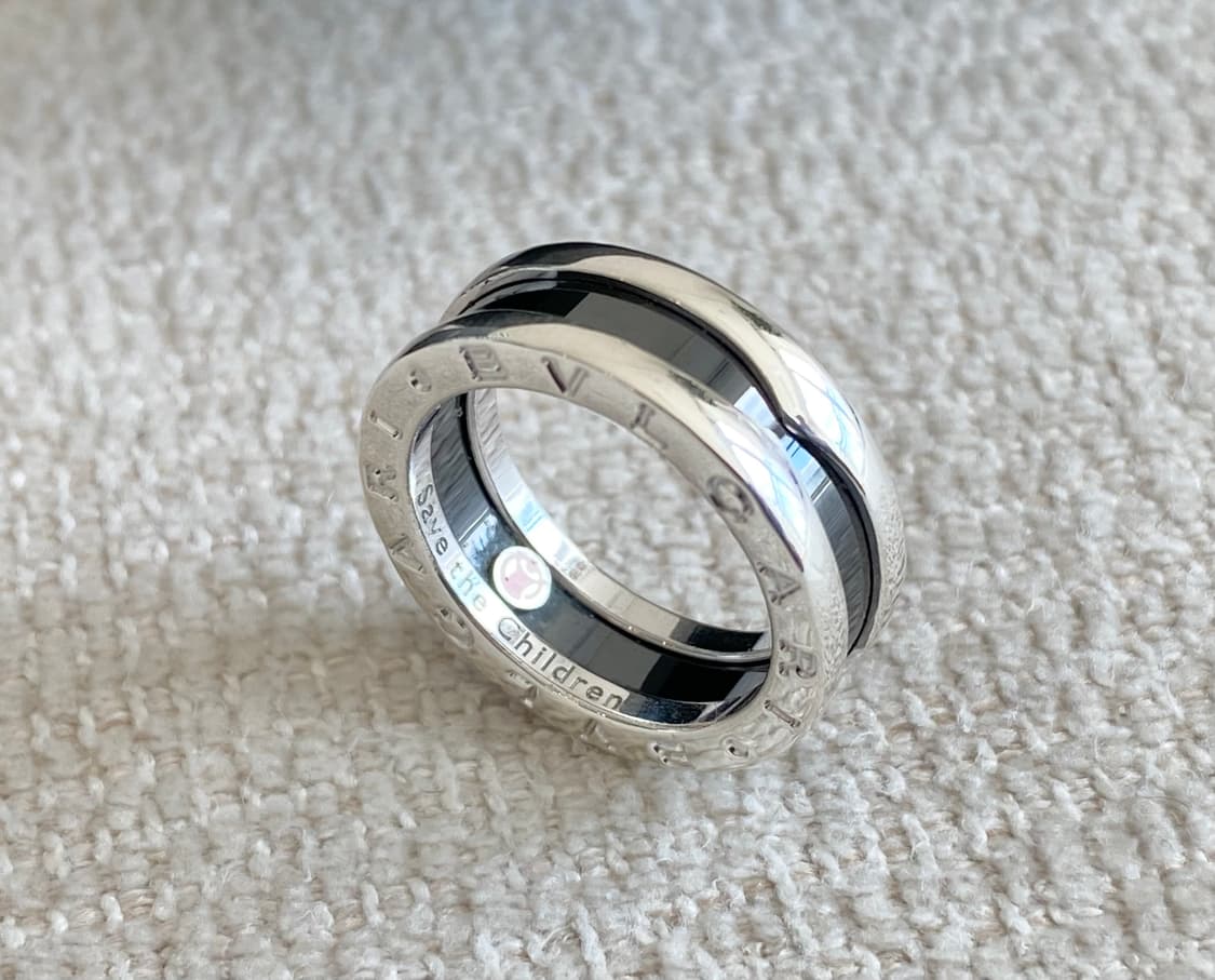 불가리 세이브더칠드런 반지 52호 스털링 실버 상품이미지6