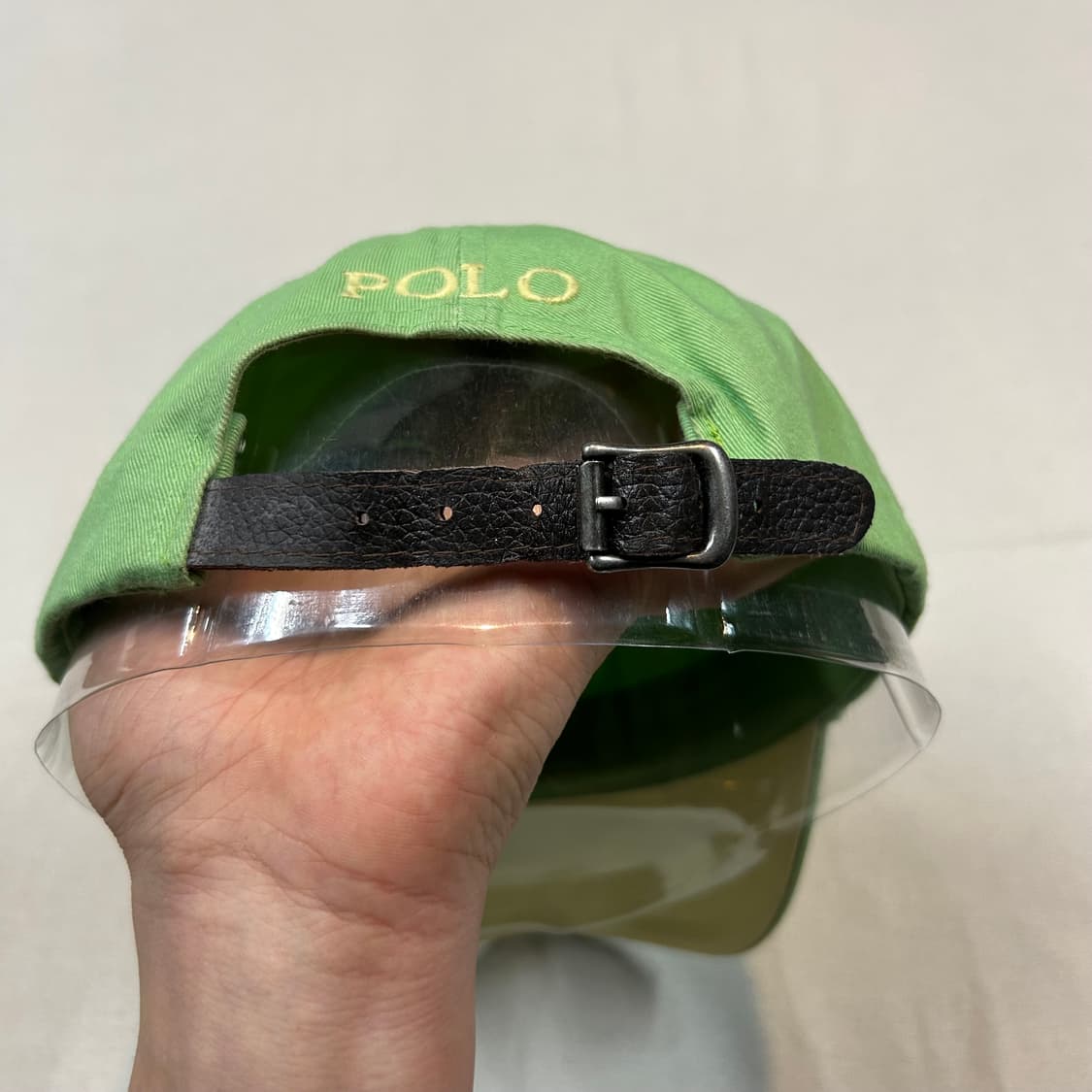 폴로 랄프로렌 빅포니 볼캡 모자 가죽스트랩 정품 상품이미지5