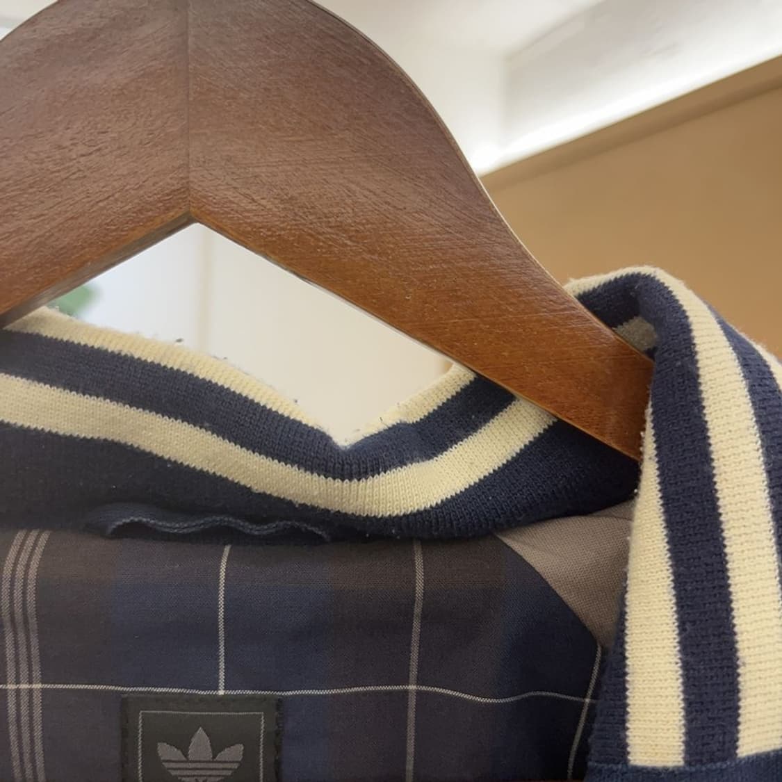 아디다스 흑탭 올드스쿨 레트로 프레피 블루종 자켓 105 C07807 상품이미지7