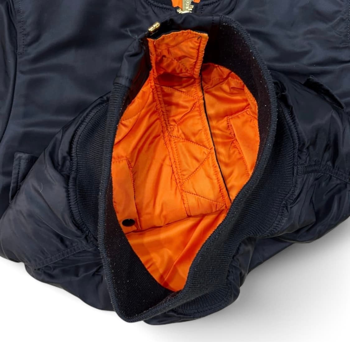 알파인더스트리 MA-1 플라이트자켓 블랙 상품이미지3