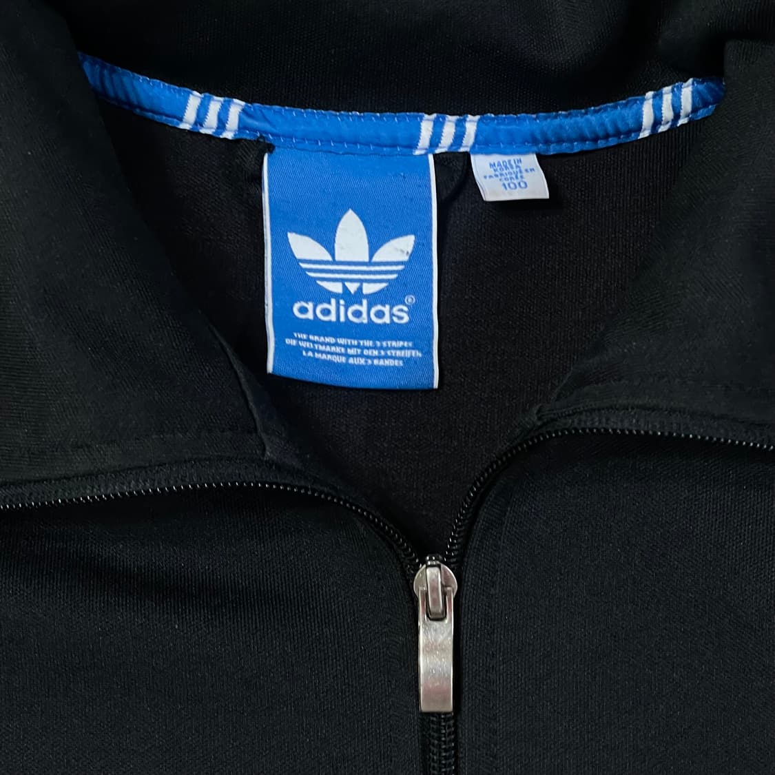 아디다스 빈티지 블랙 유로파 져지 100 상품이미지4