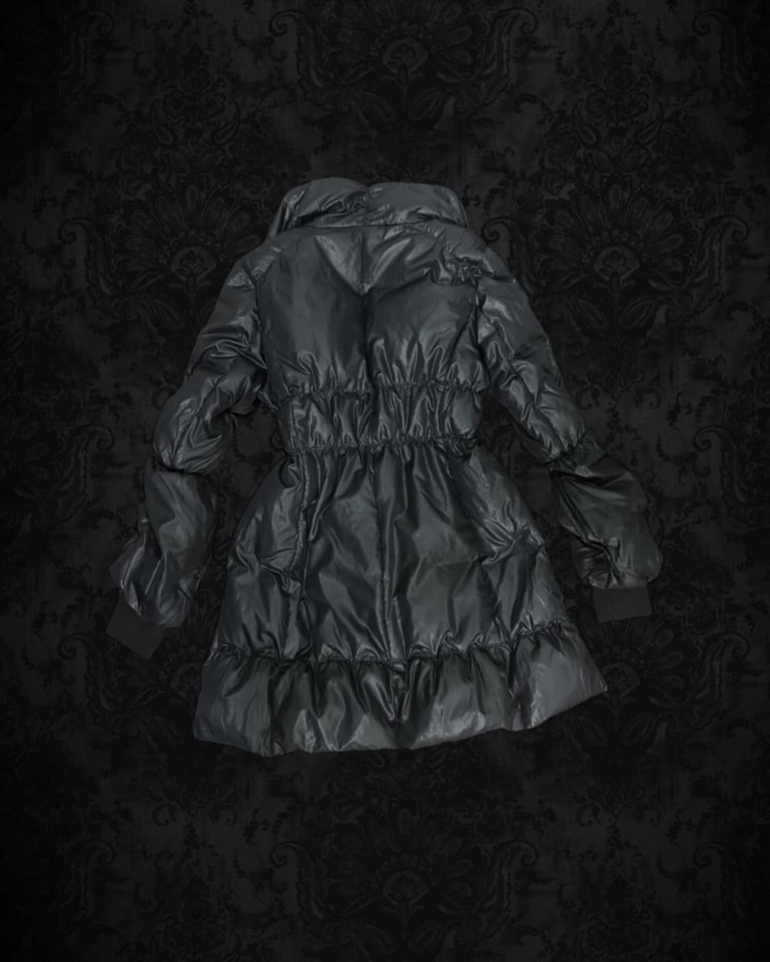  Big button black padded jacket 상품이미지2