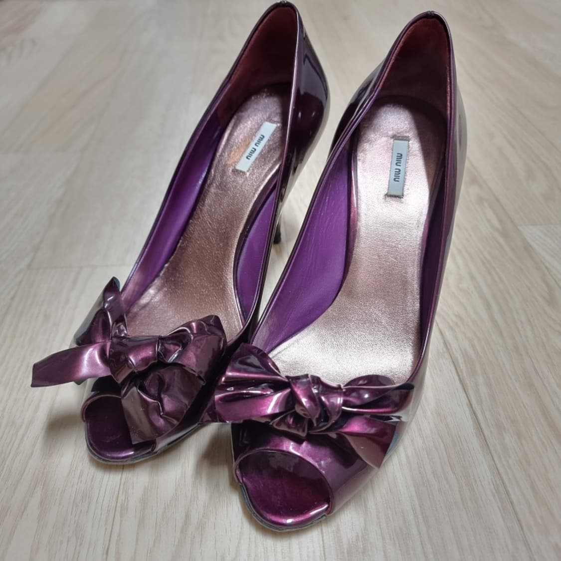 미우미우 miumiu 구두 하이힐 슈즈 (국내230/표기36) 상품이미지1