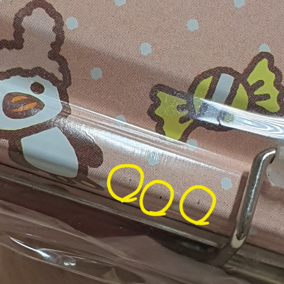 미개봉) 고전 우사기 코리락쿠마 2단 틴케이스 필통 산엑스 캐릭터 학용품 상품이미지3