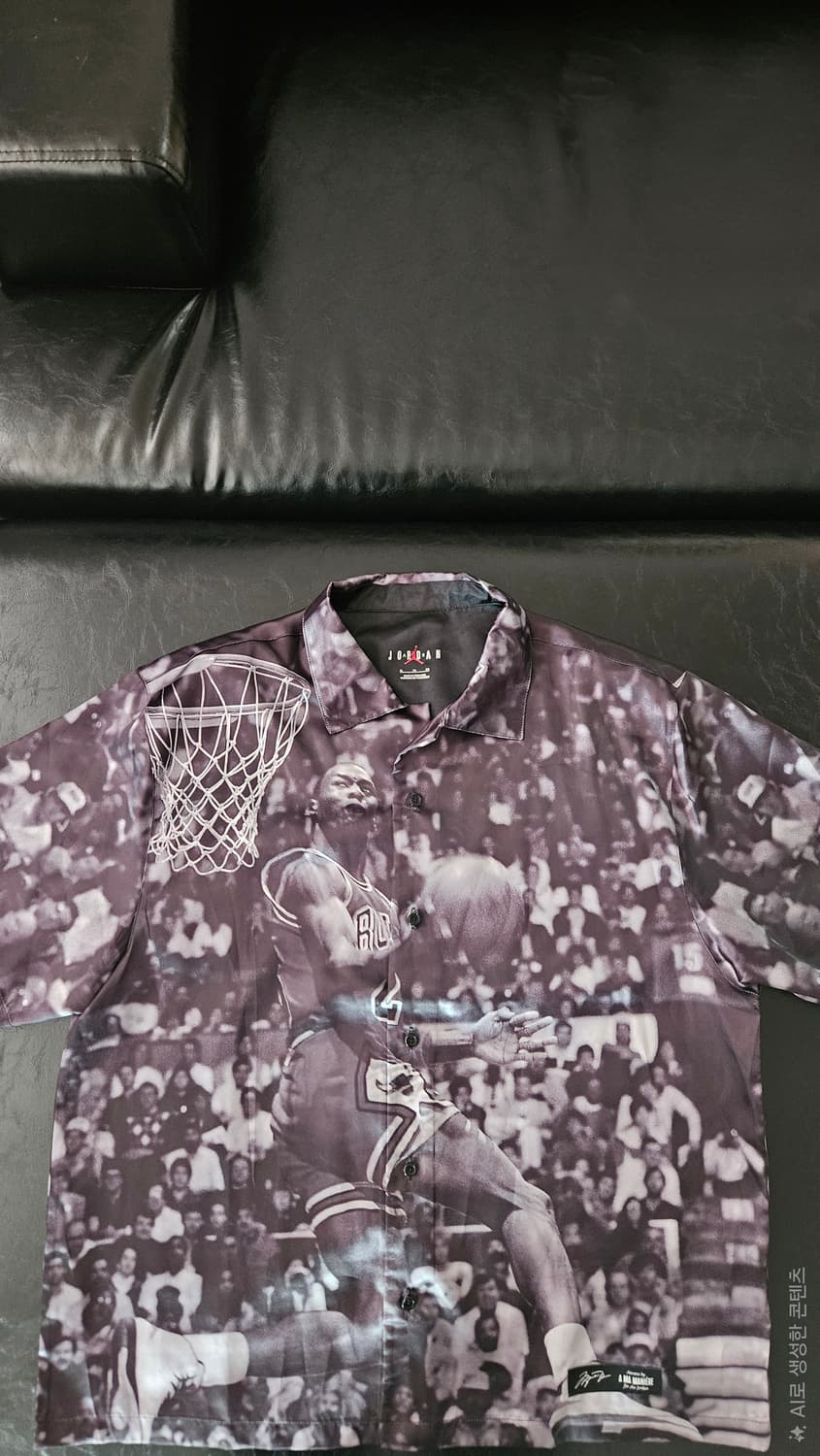 아 마 마니에르 x 조던 사틴 버튼업 셔츠 상품이미지3