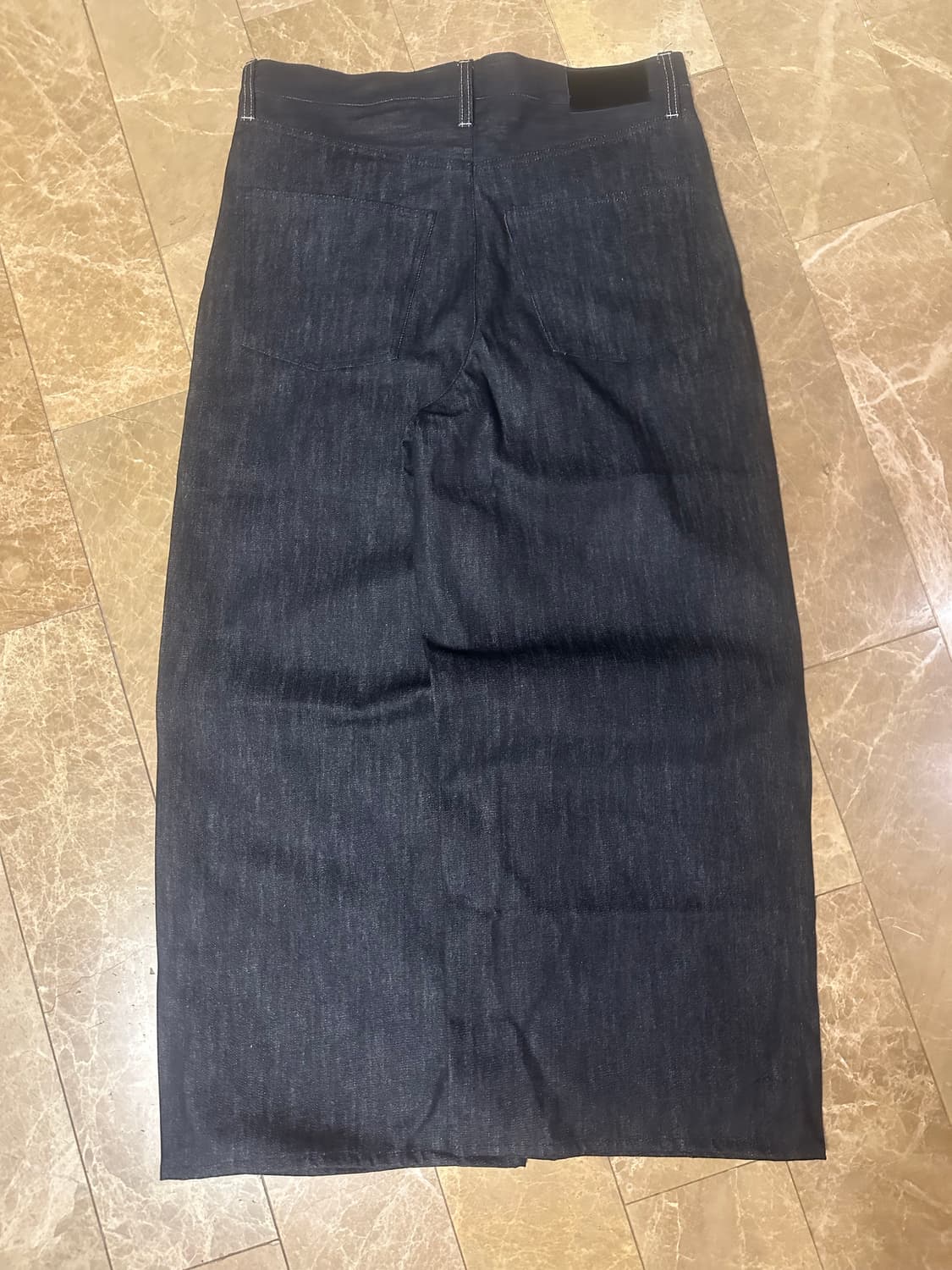 Belvet rigid tuck pants indigo M 상품이미지3