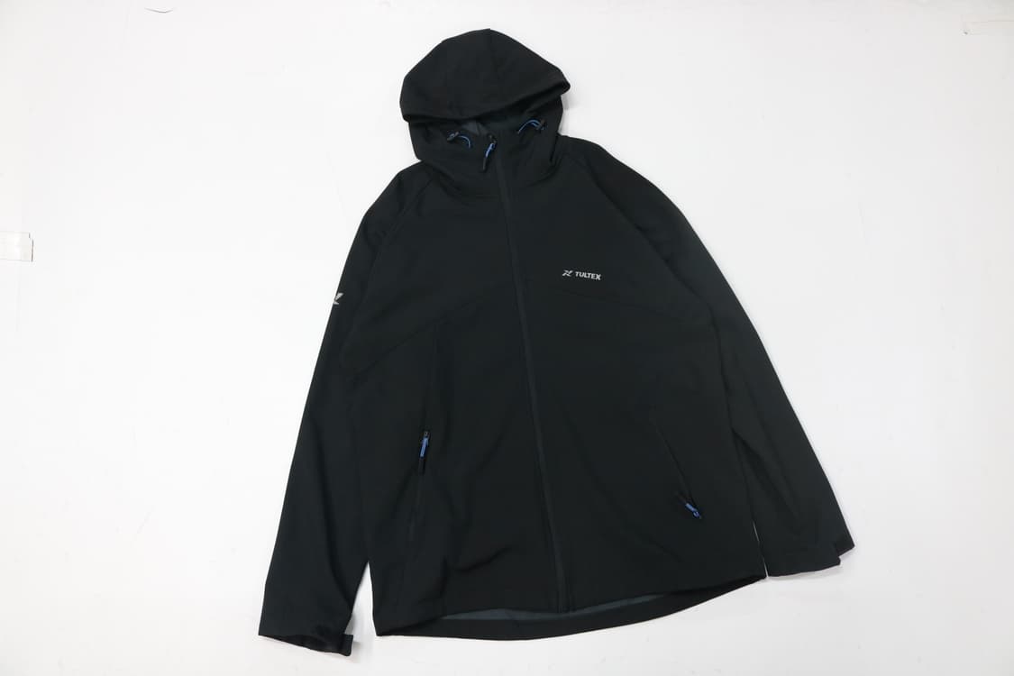TULTEX 툴텍스 어드벤처 블랙 기모 소프트쉘 후드 집업 (2XL) 상품이미지2