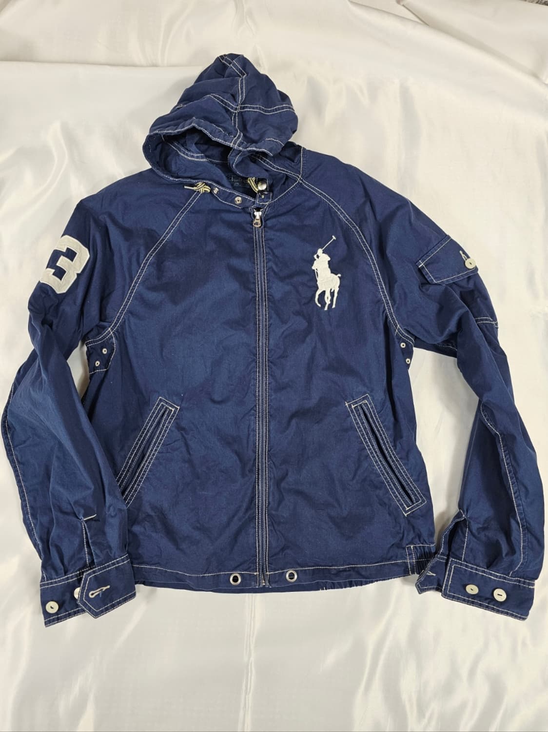 폴로빅포니투웨이스티치후드집업 상품이미지1